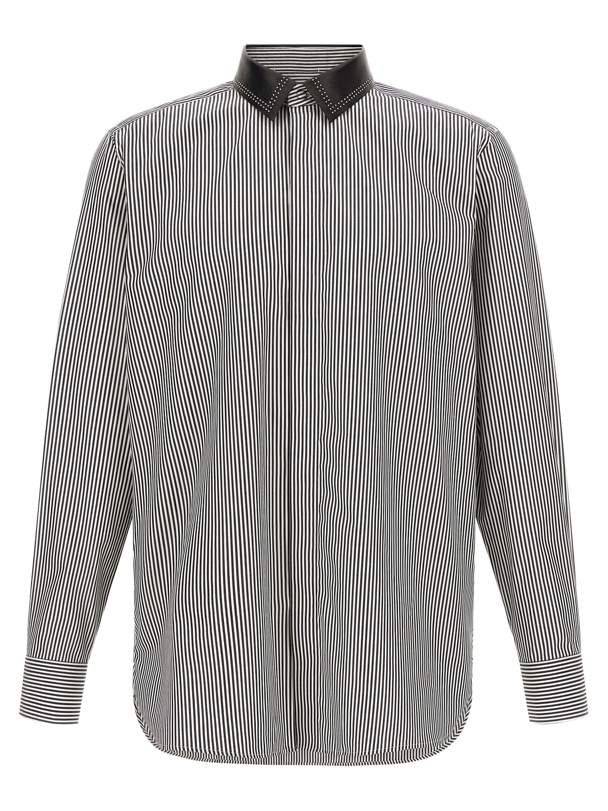 Tom Ford Men Striped Shirt With Detachable Collar TOM FORD