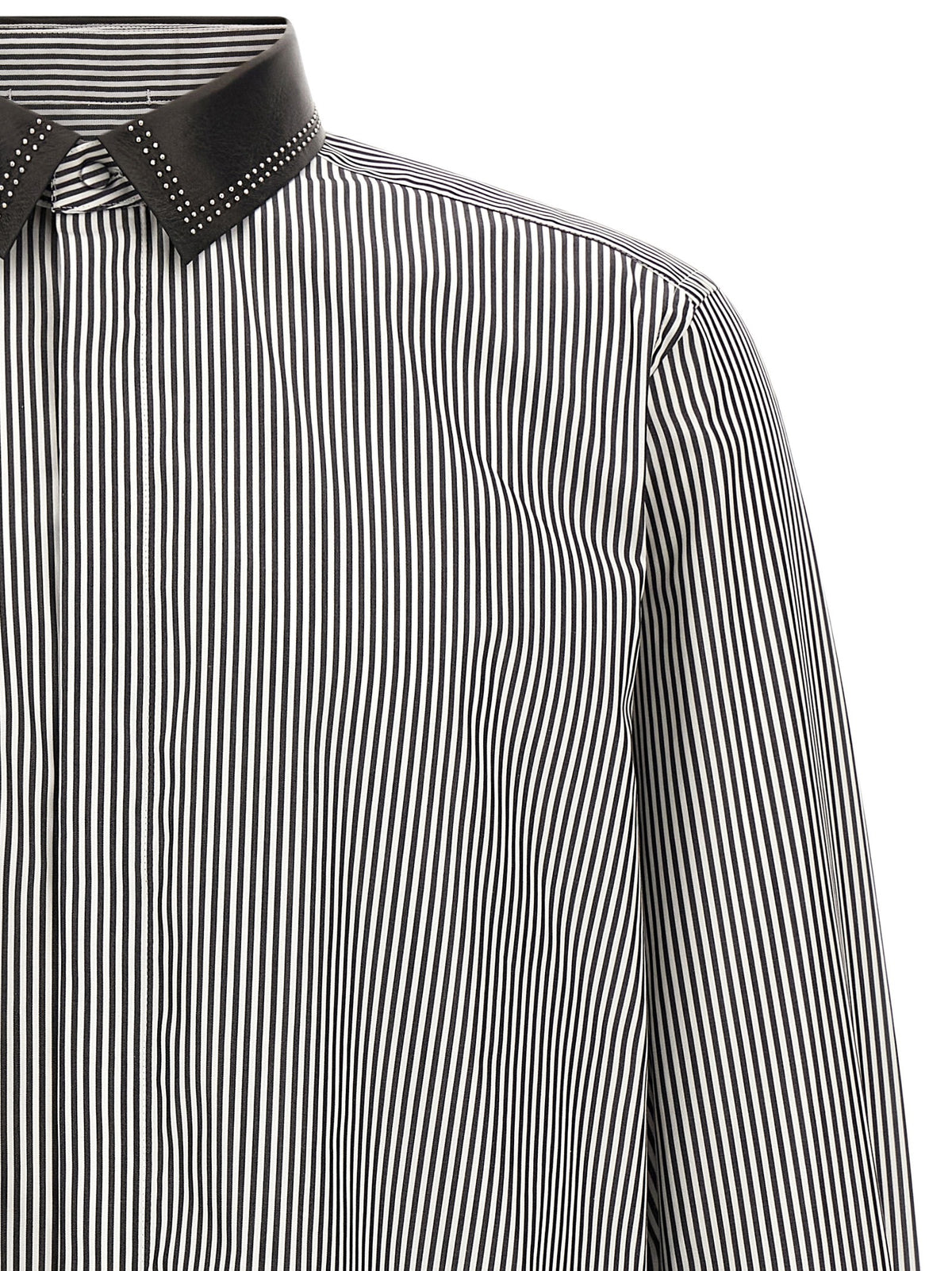 Tom Ford Men Striped Shirt With Detachable Collar TOM FORD