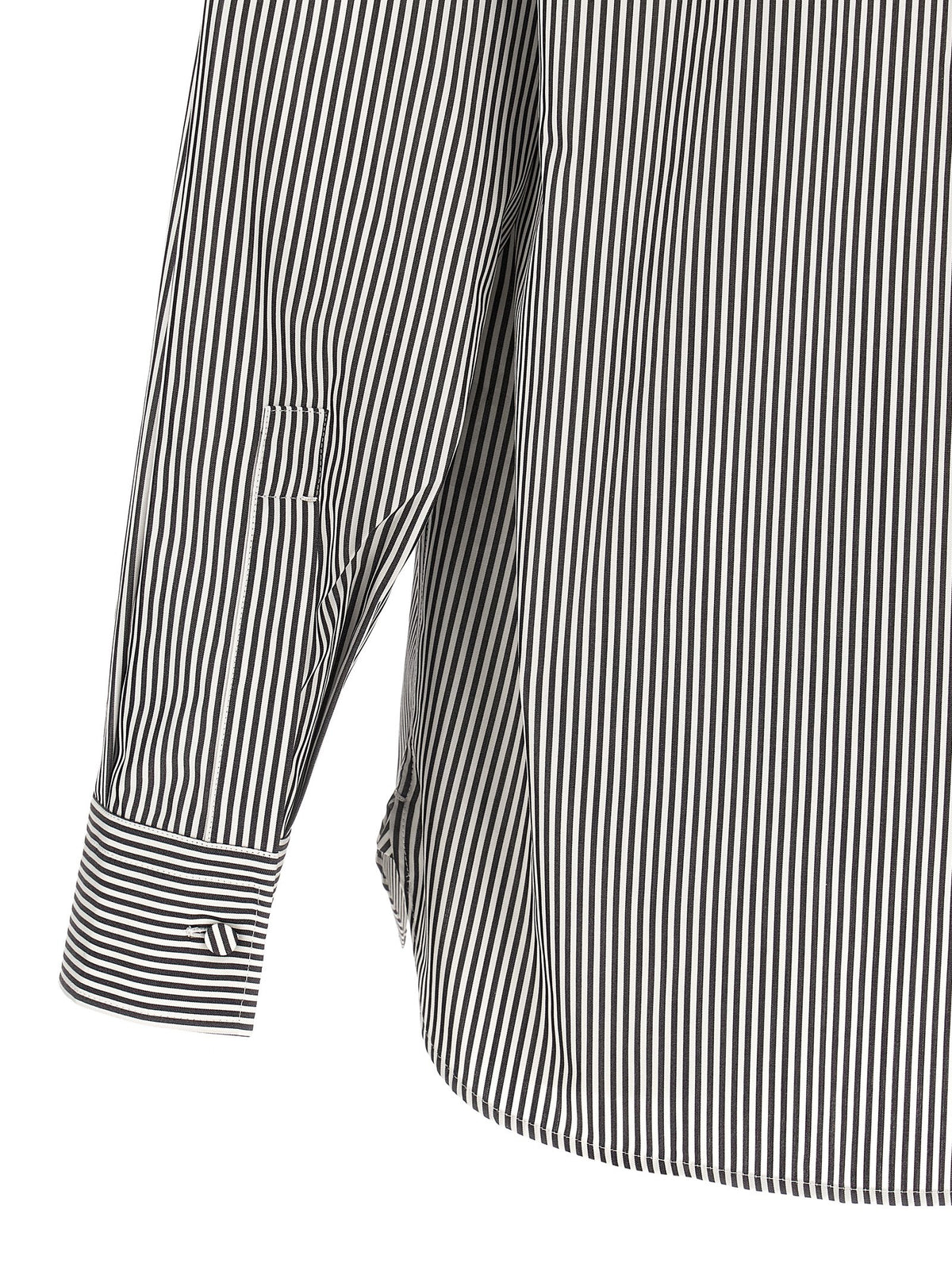Tom Ford Men Striped Shirt With Detachable Collar TOM FORD