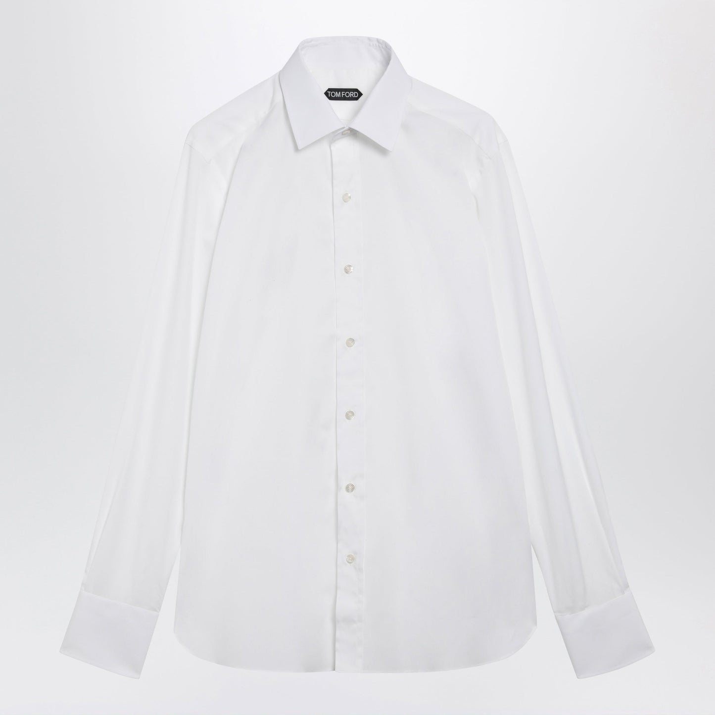 Tom Ford Slim-Fit Cotton Shirt In Optical White Men TOM FORD