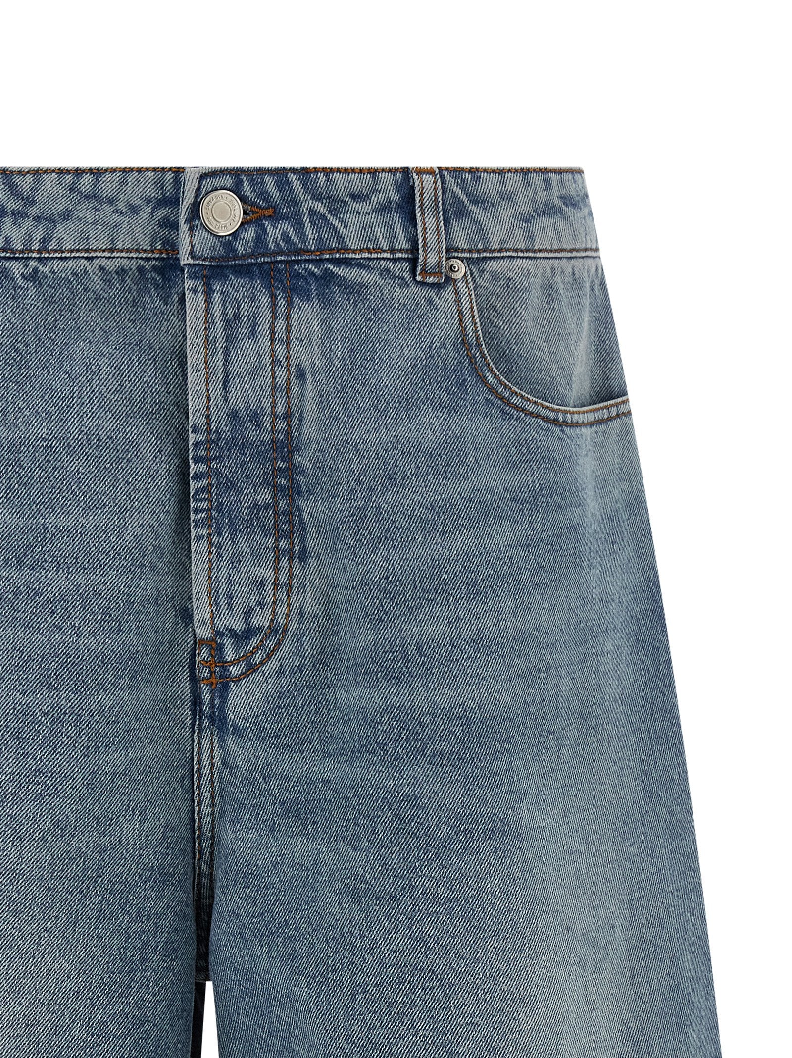 Ami Paris Men Denim Bermuda Shorts AMI PARIS