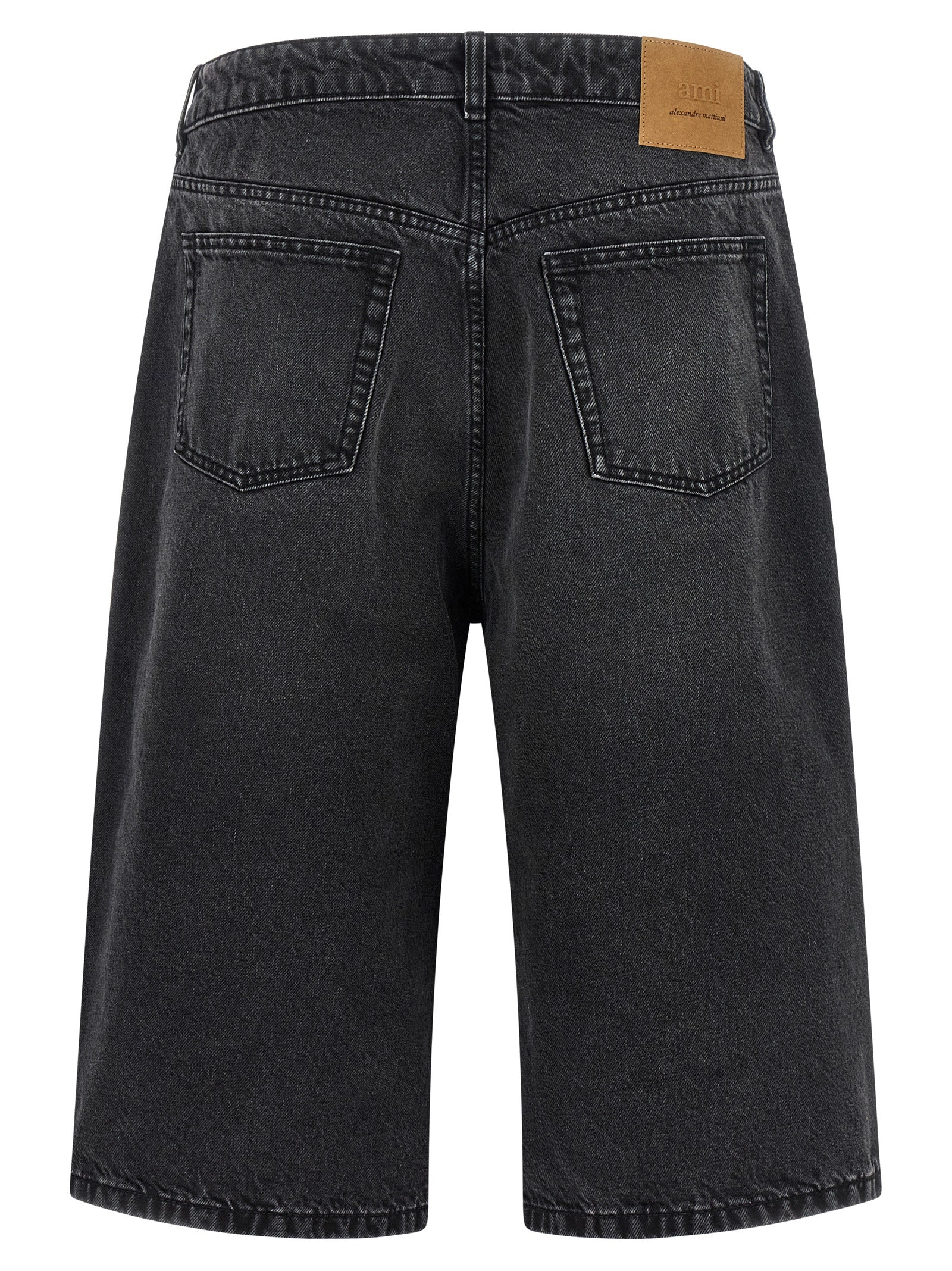 Ami Paris Men Denim Bermuda Shorts AMI PARIS
