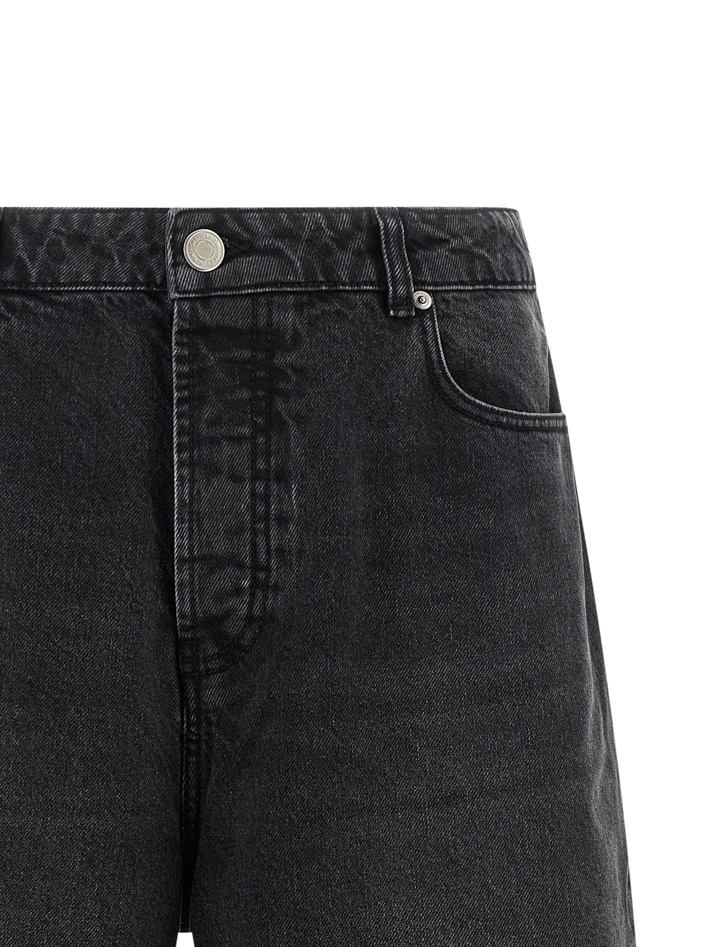Ami Paris Men Denim Bermuda Shorts AMI PARIS