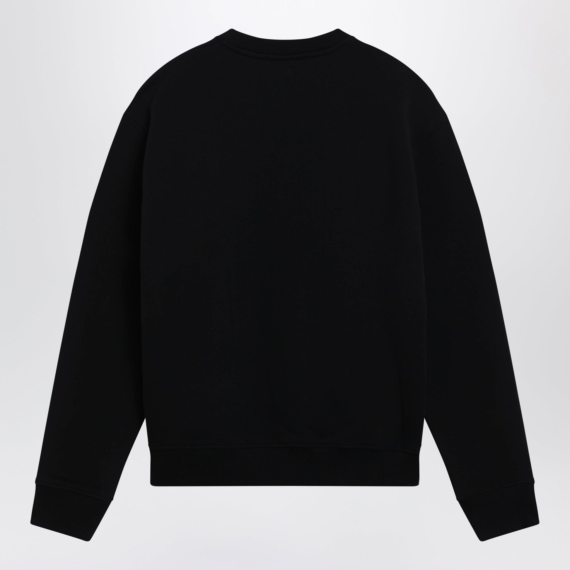 Ami Paris Black Ami De Coeur Crewneck Sweatshirt Men AMI PARIS