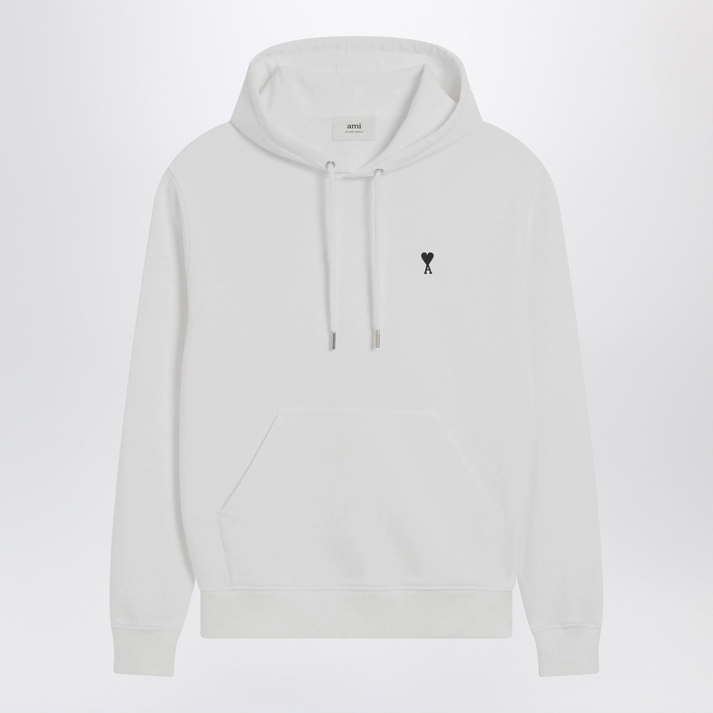 Ami Paris White Ami De Coeur Hooded Sweatshirt Men AMI PARIS