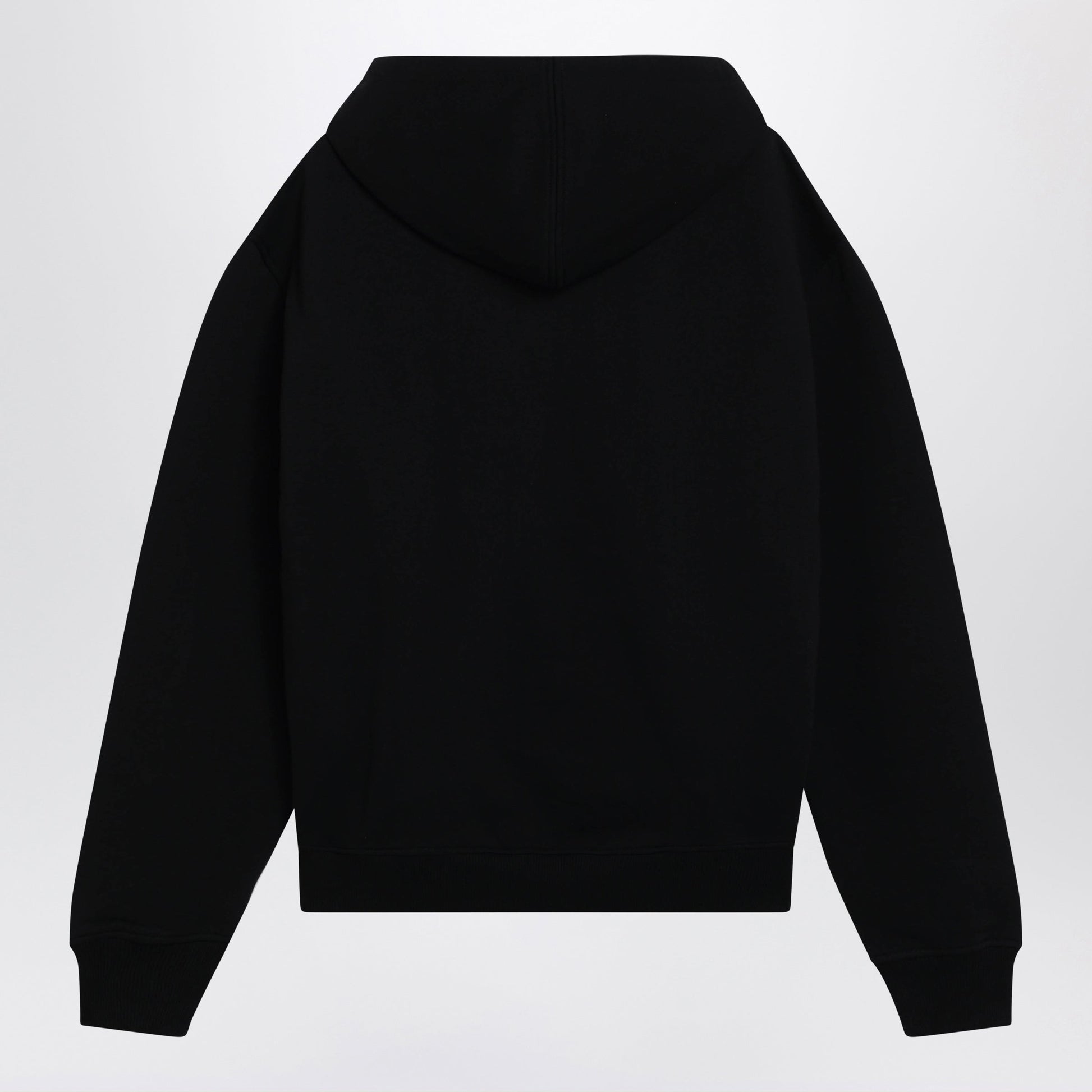 Ami Paris Ami De Coeur Black Zip-Up Sweatshirt Men AMI PARIS