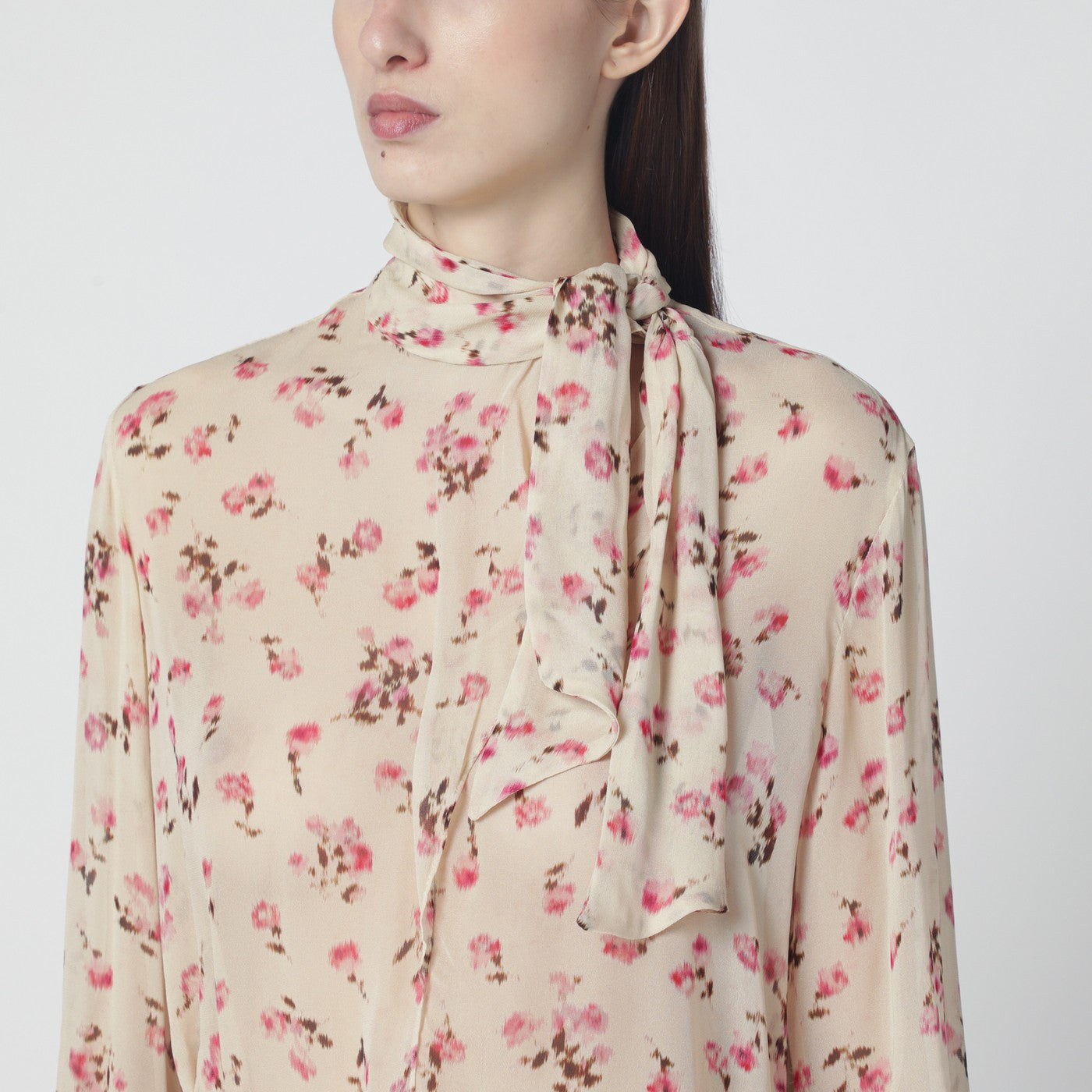 Isabel Marant Ã‰Toile Beige Blouse With Floral Print Women ISABEL MARANT ETOILE