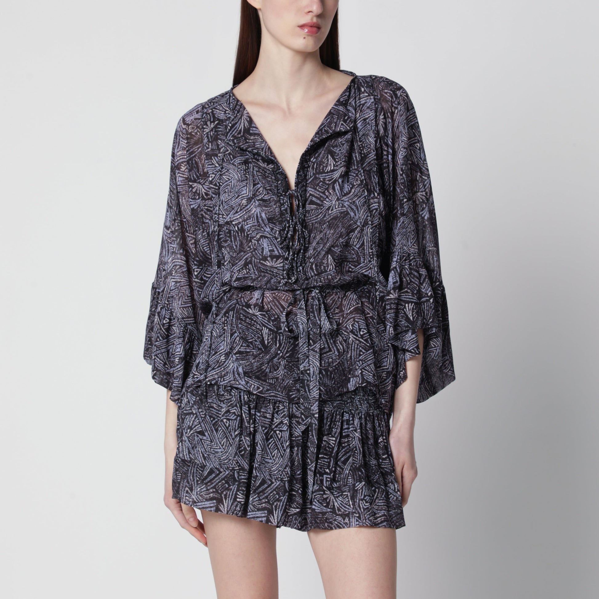 Isabel Marant Faded Night Silk Blouse Women ISABEL MARANT