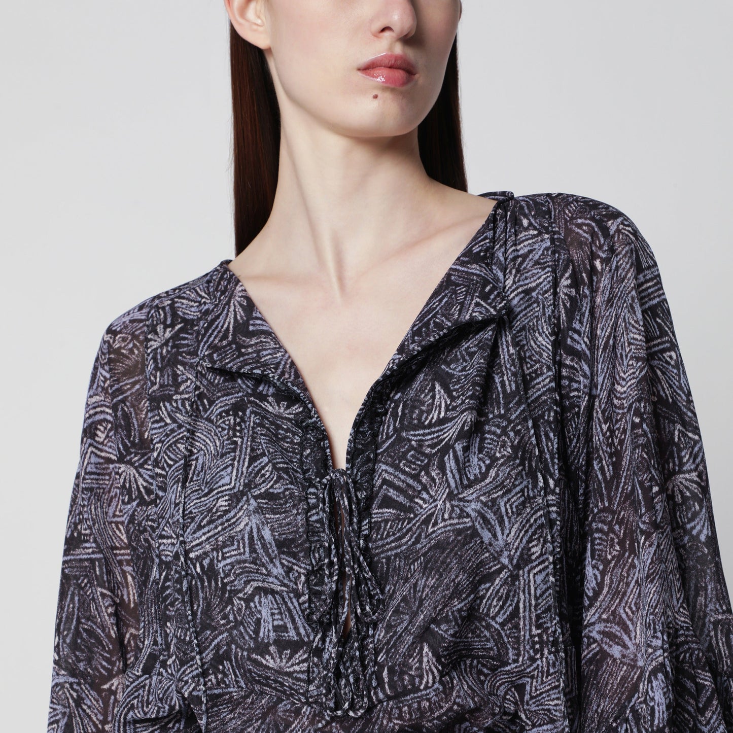 Isabel Marant Faded Night Silk Blouse Women ISABEL MARANT