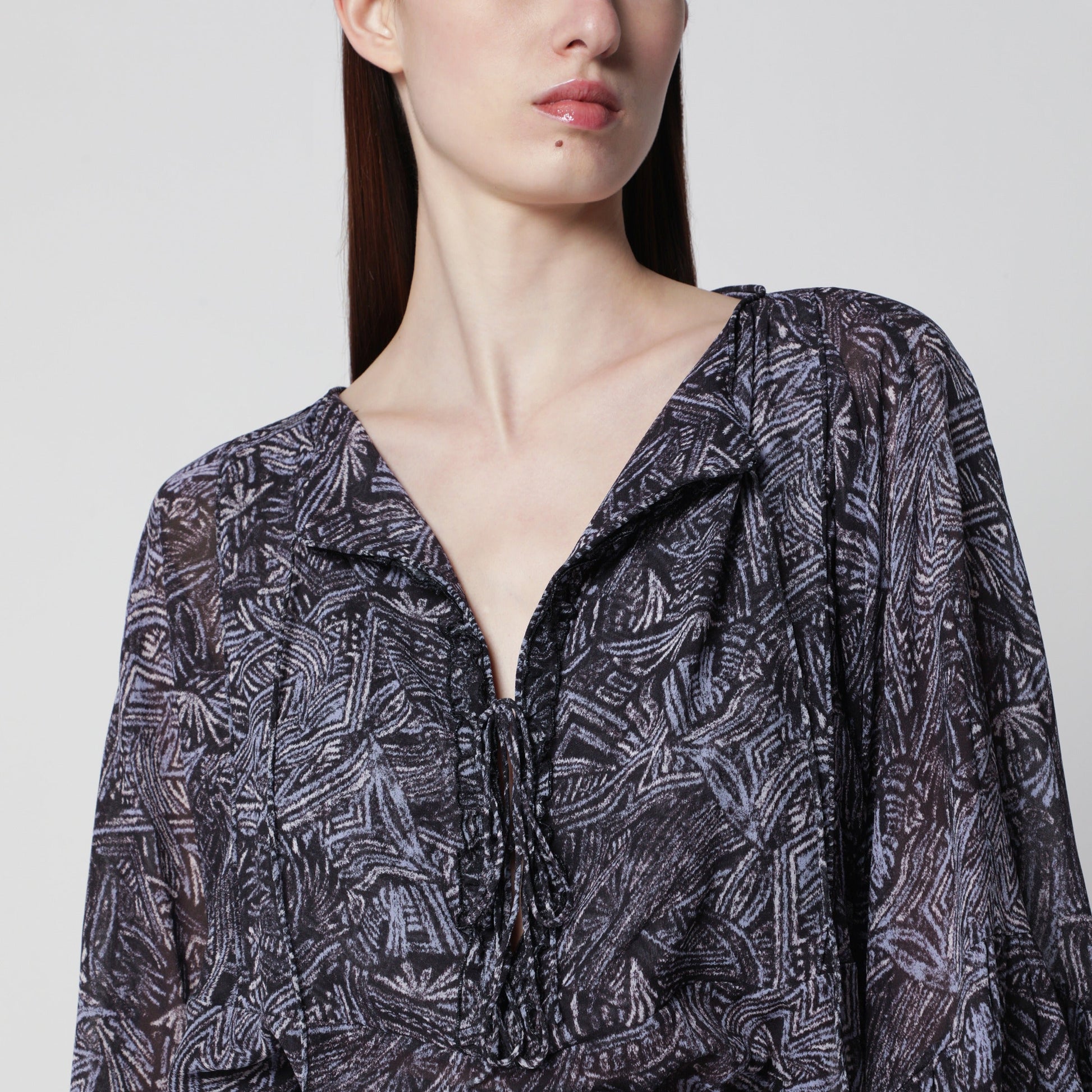 Isabel Marant Faded Night Silk Blouse Women ISABEL MARANT