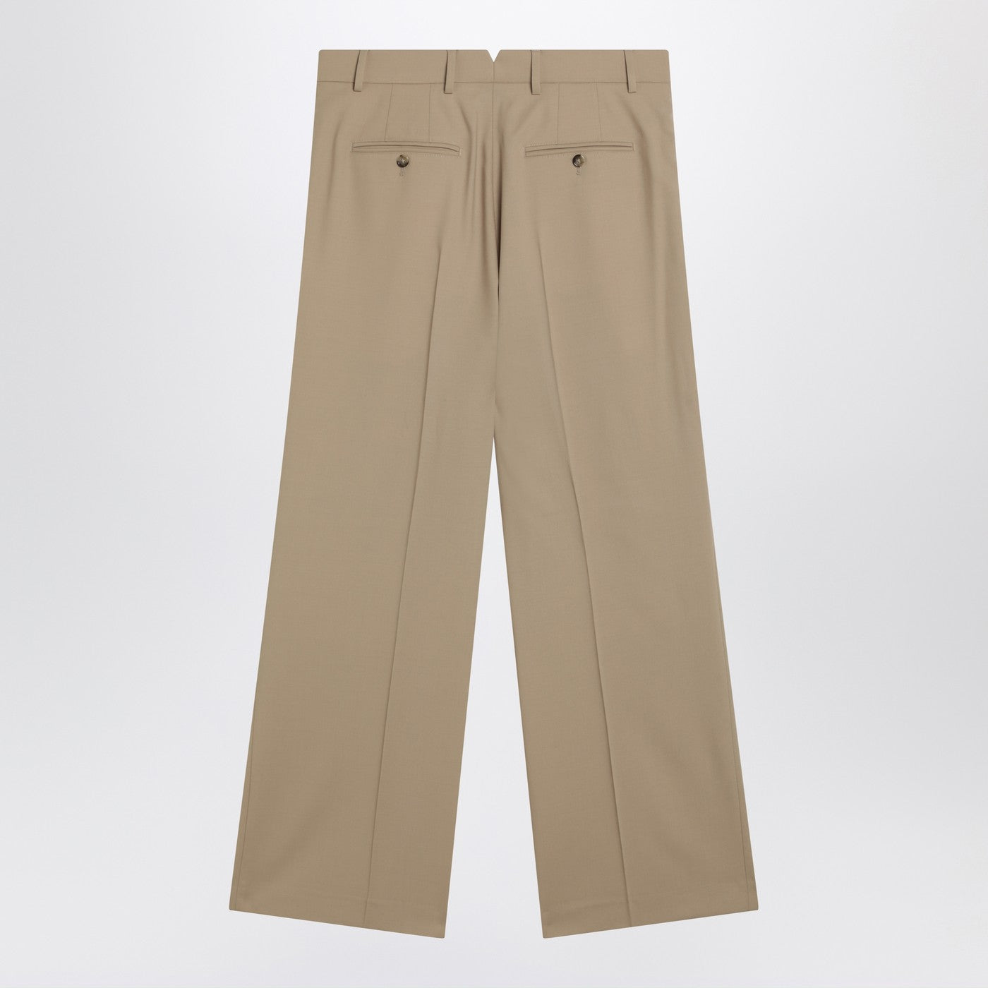 Ami Paris Beige Wool Trousers Men AMI PARIS