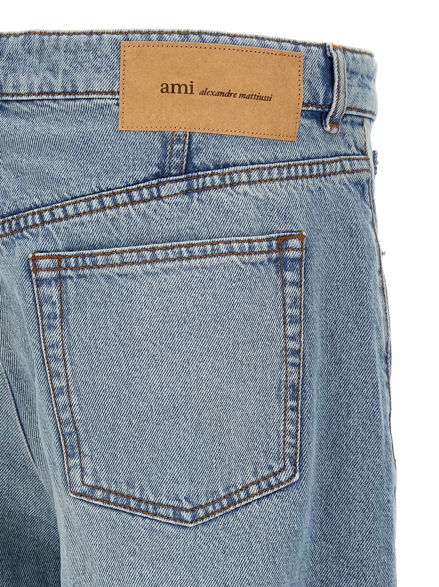 Ami Paris Men Wide Leg Jeans AMI PARIS