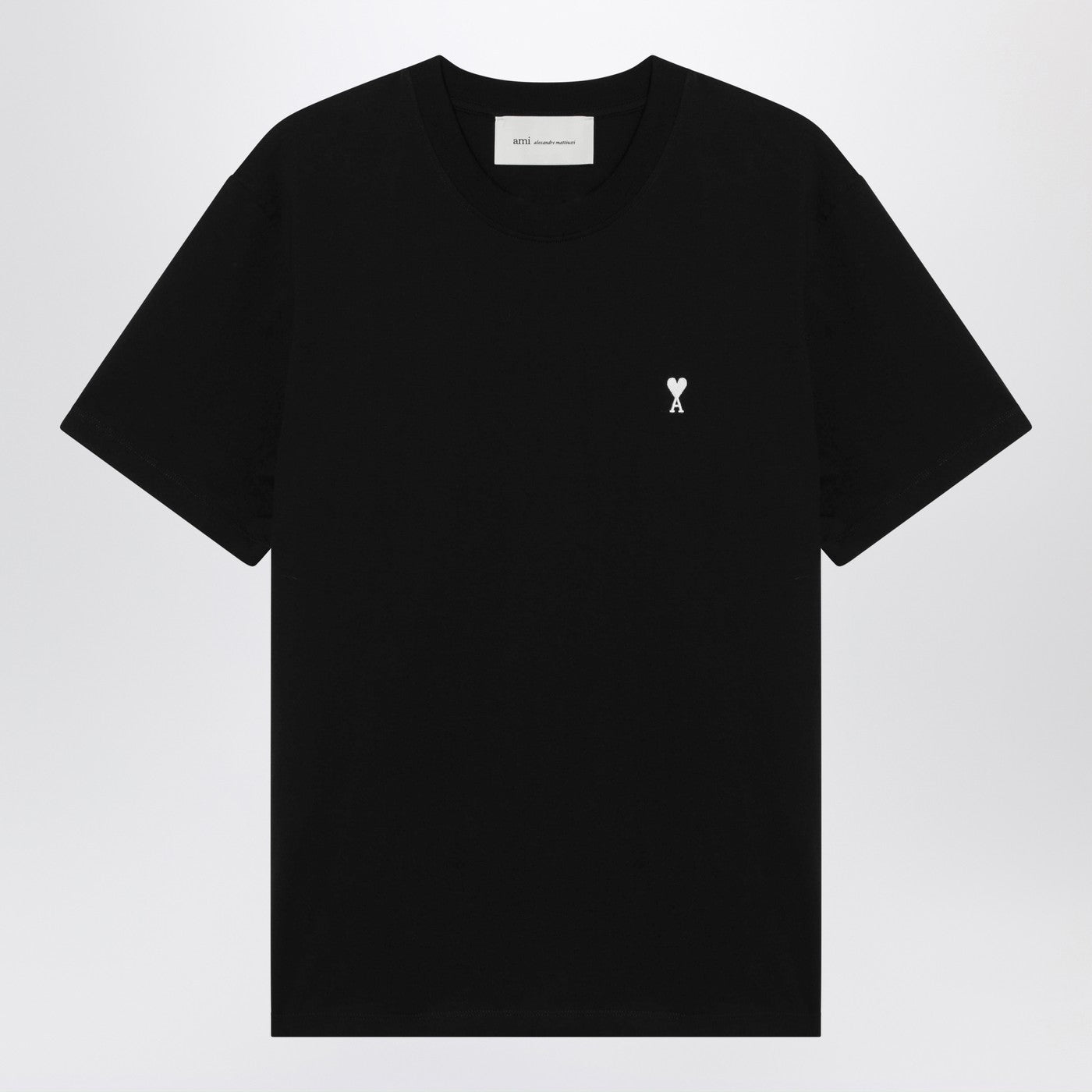 Ami Paris Ami De Coeur Black T-Shirt Men AMI PARIS