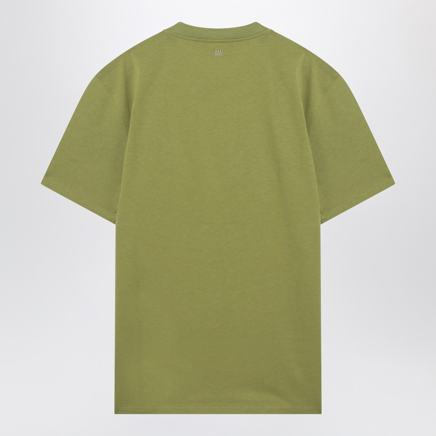 Ami Paris Matcha Green Cotton Ami De Coeur T-Shirt Men AMI PARIS