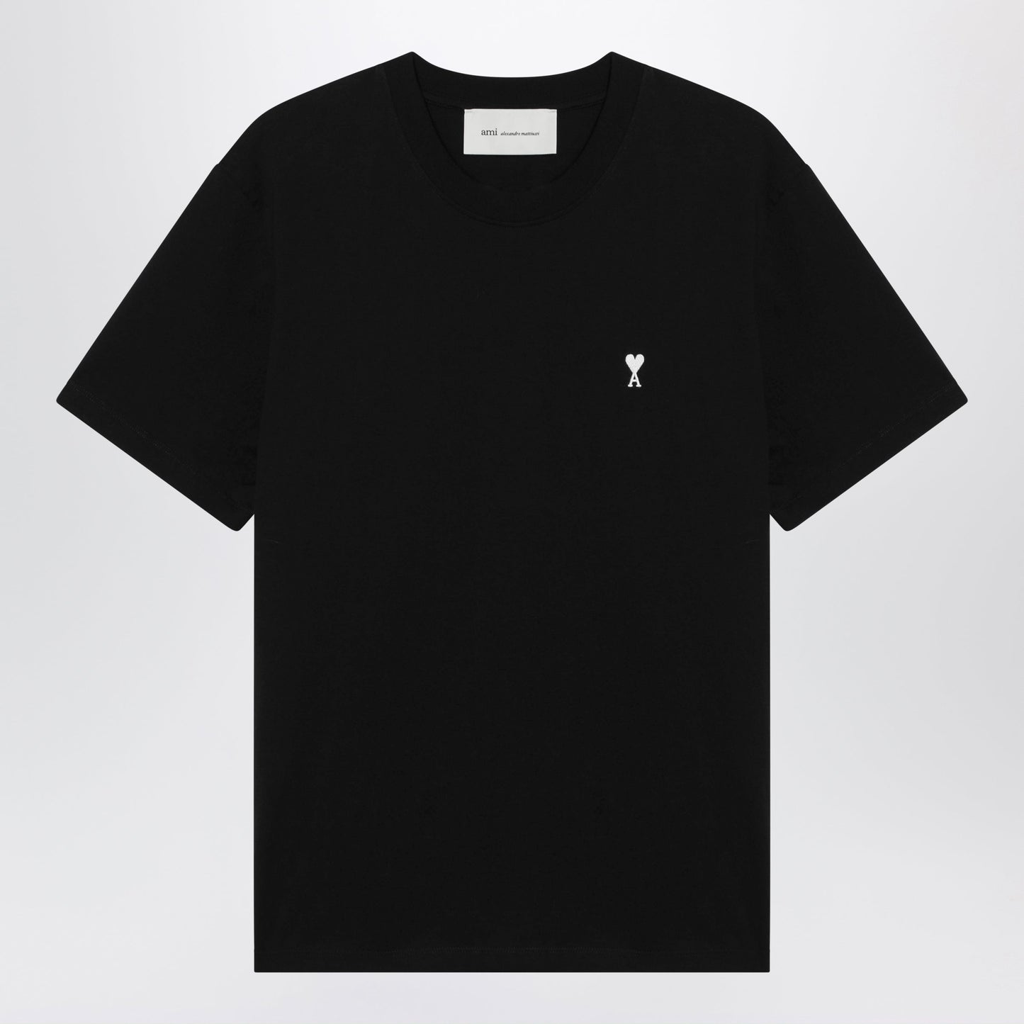 Ami Paris Ami De Coeur Black T-Shirt Men AMI PARIS