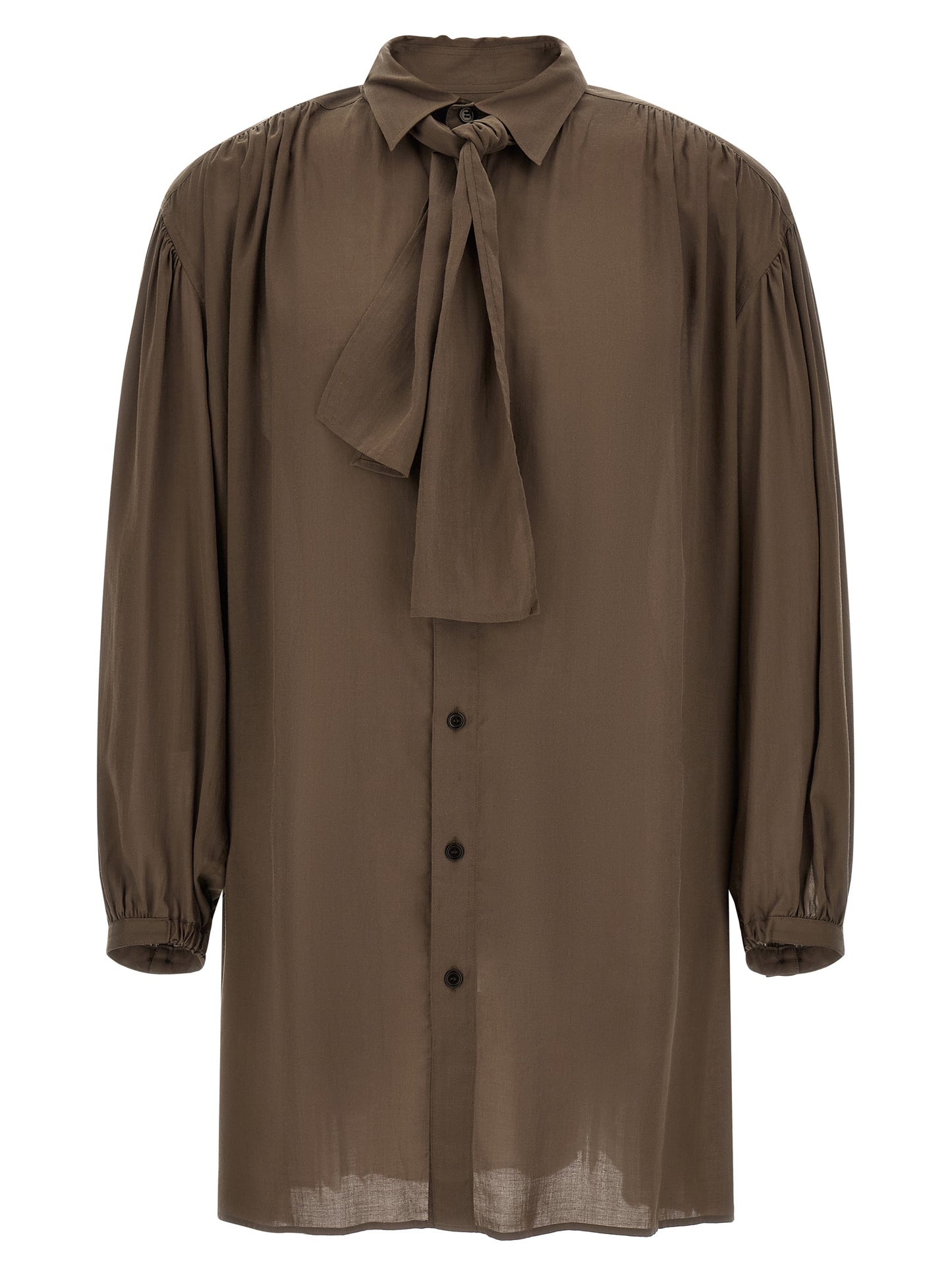 Yohji Yamamoto Men Shirt With Scarf YOHJI YAMAMOTO