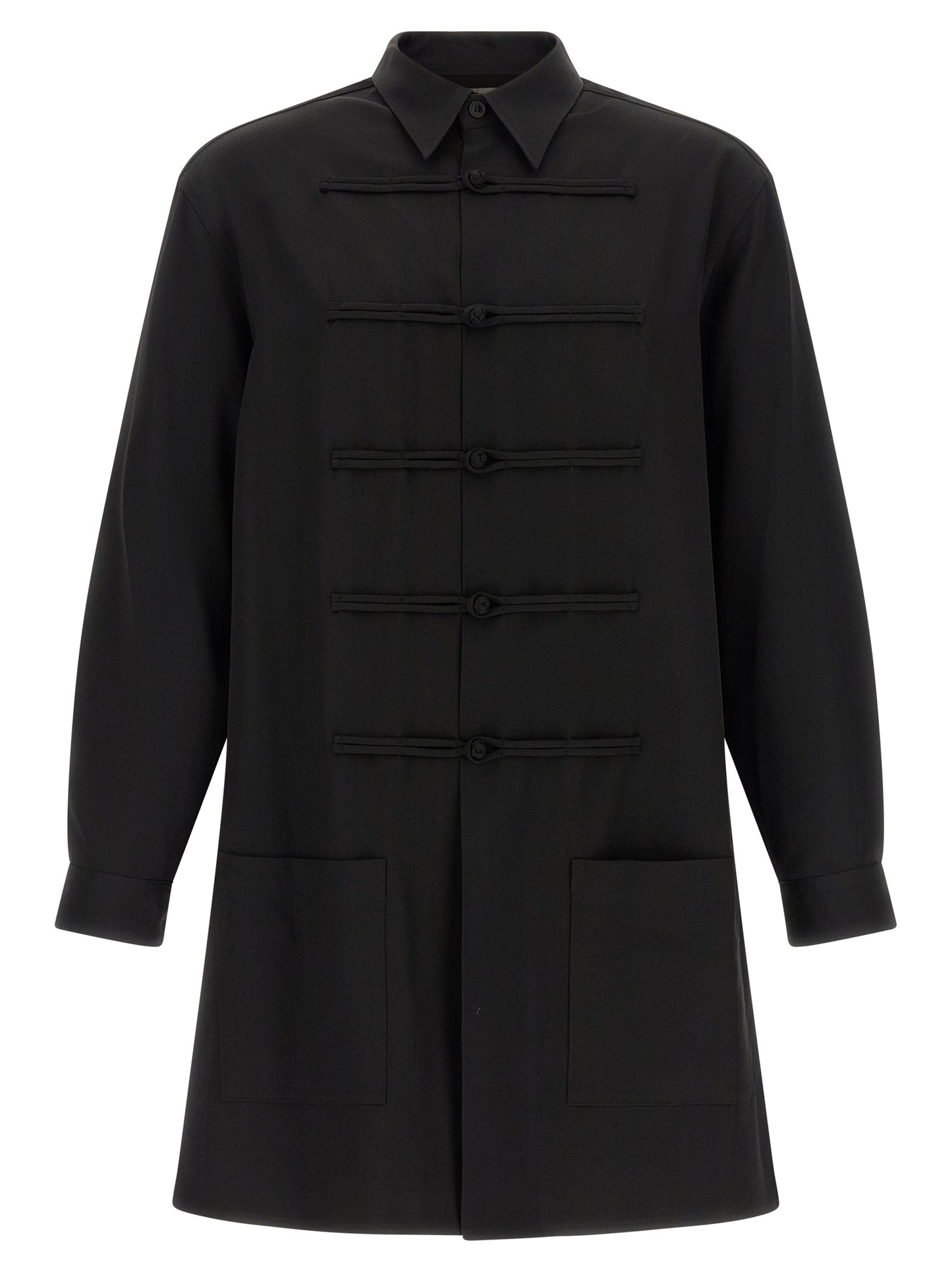 Yohji Yamamoto Men 'China Button' Shirt YOHJI YAMAMOTO