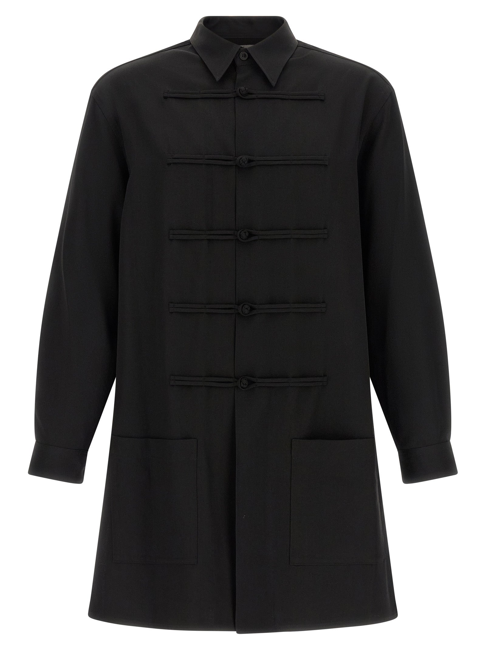 Yohji Yamamoto Men 'China Button' Shirt YOHJI YAMAMOTO