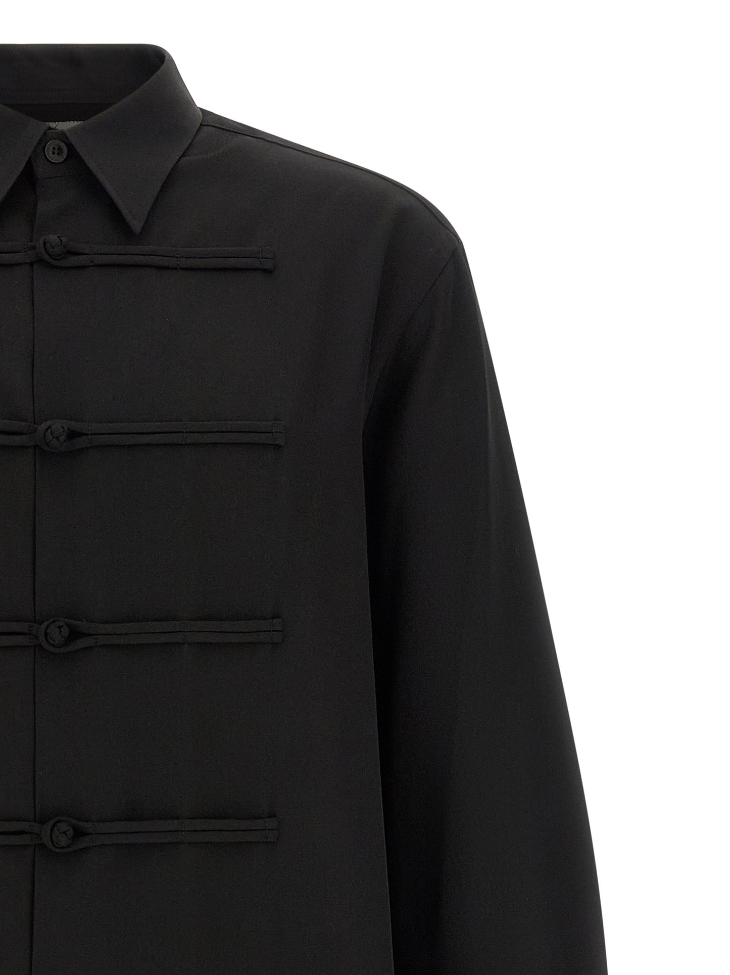 Yohji Yamamoto Men 'China Button' Shirt YOHJI YAMAMOTO