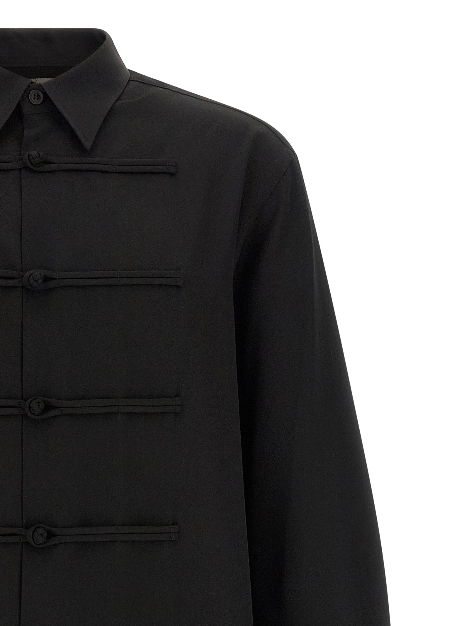 Yohji Yamamoto Men 'China Button' Shirt YOHJI YAMAMOTO