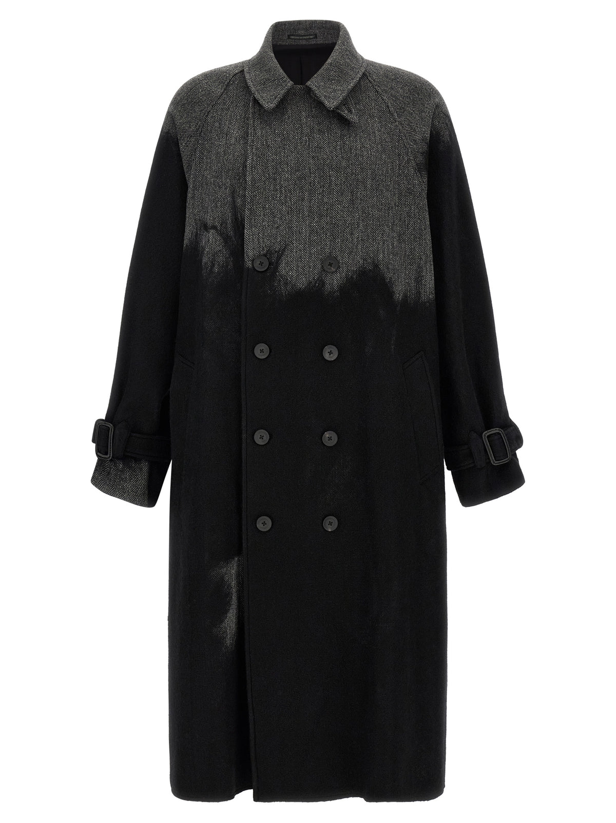 Yohji Yamamoto Men Shaded Coat YOHJI YAMAMOTO
