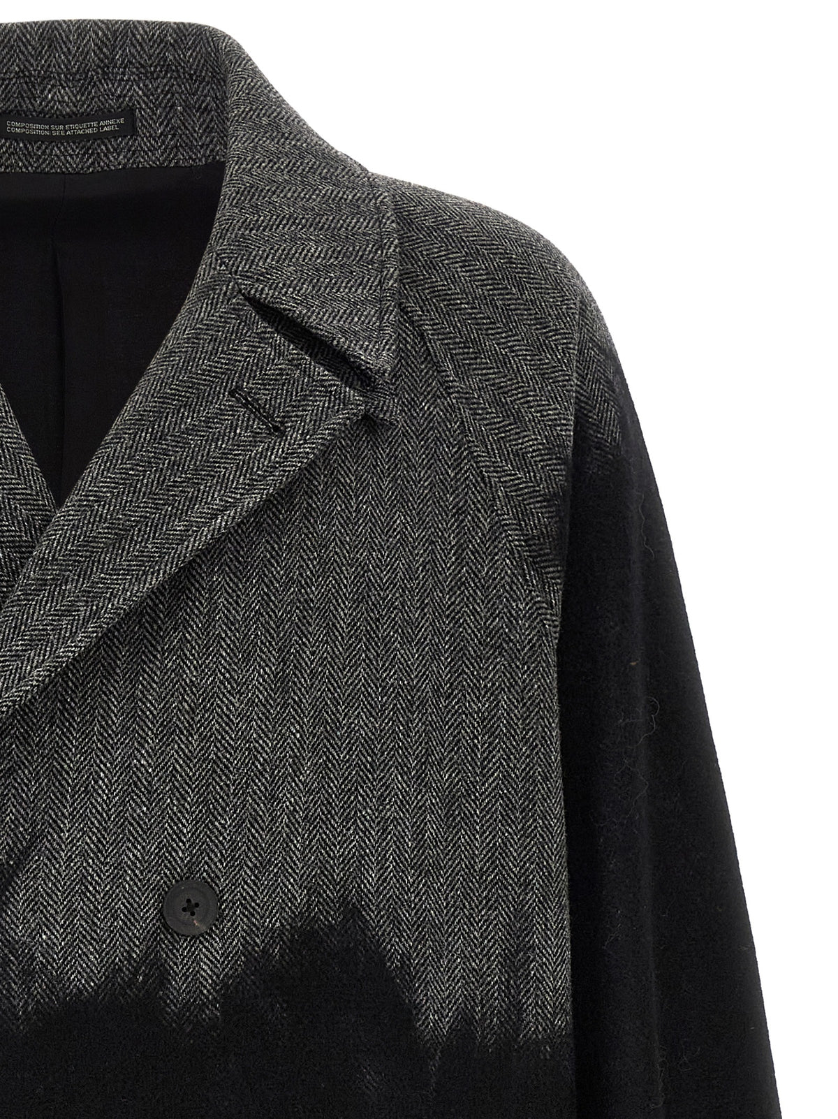 Yohji Yamamoto Men Shaded Coat YOHJI YAMAMOTO