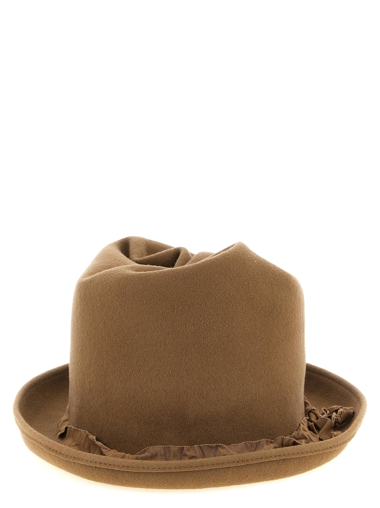 Yohji Yamamoto Men Curled Crown Hat YOHJI YAMAMOTO