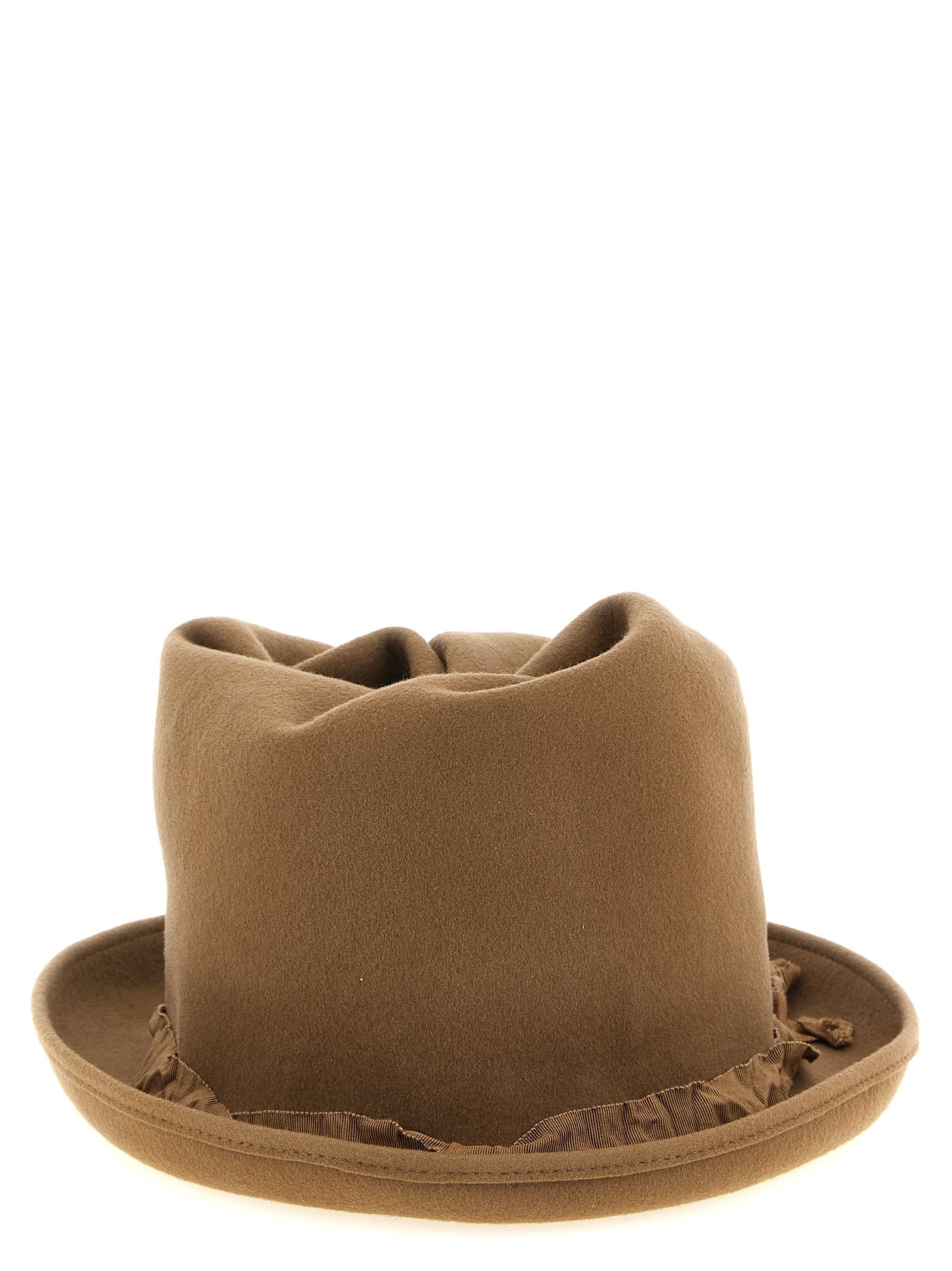 Yohji Yamamoto Men Curled Crown Hat YOHJI YAMAMOTO