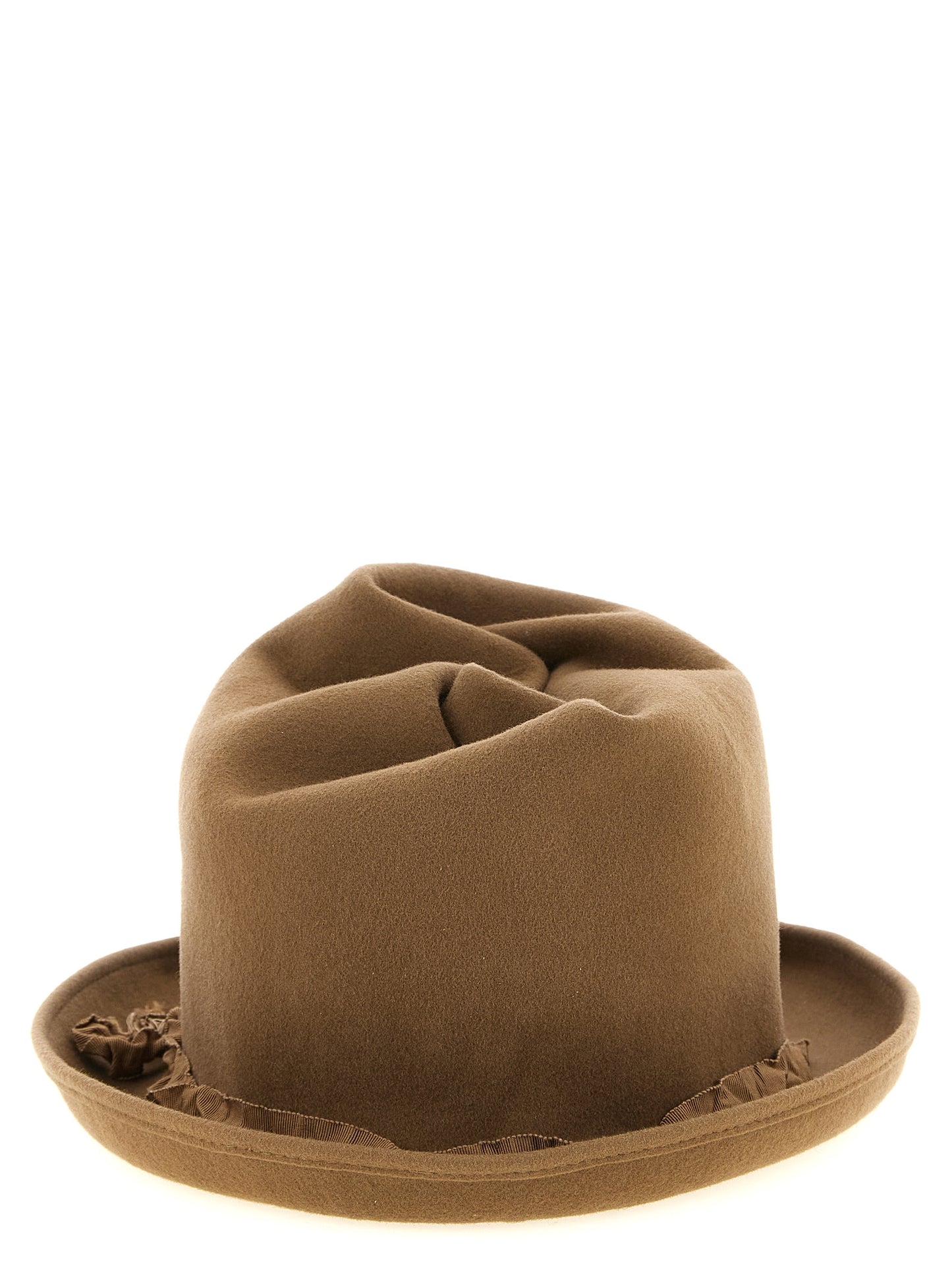 Yohji Yamamoto Men Curled Crown Hat YOHJI YAMAMOTO