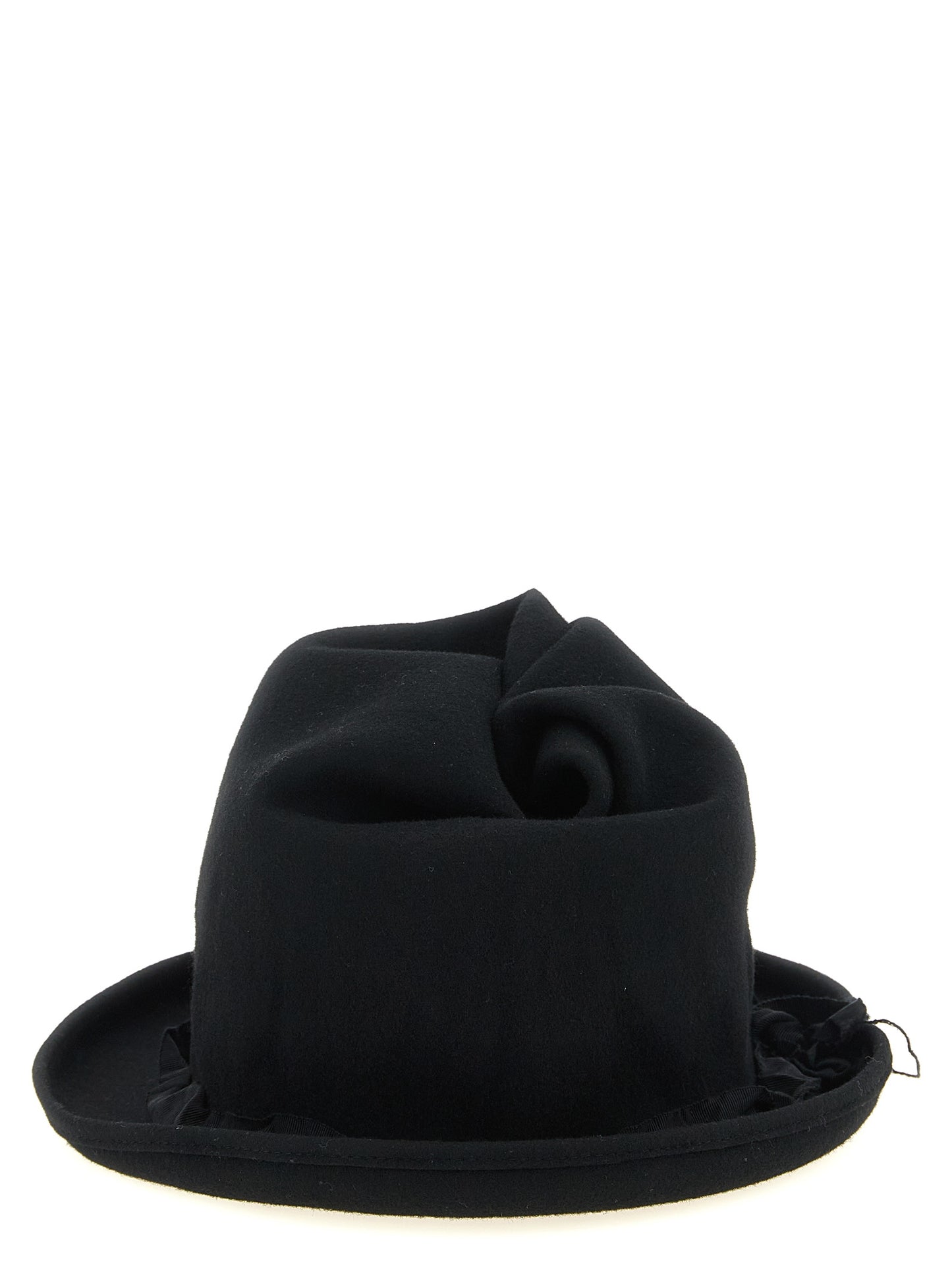 Yohji Yamamoto Men Sculptural Crown Hat YOHJI YAMAMOTO