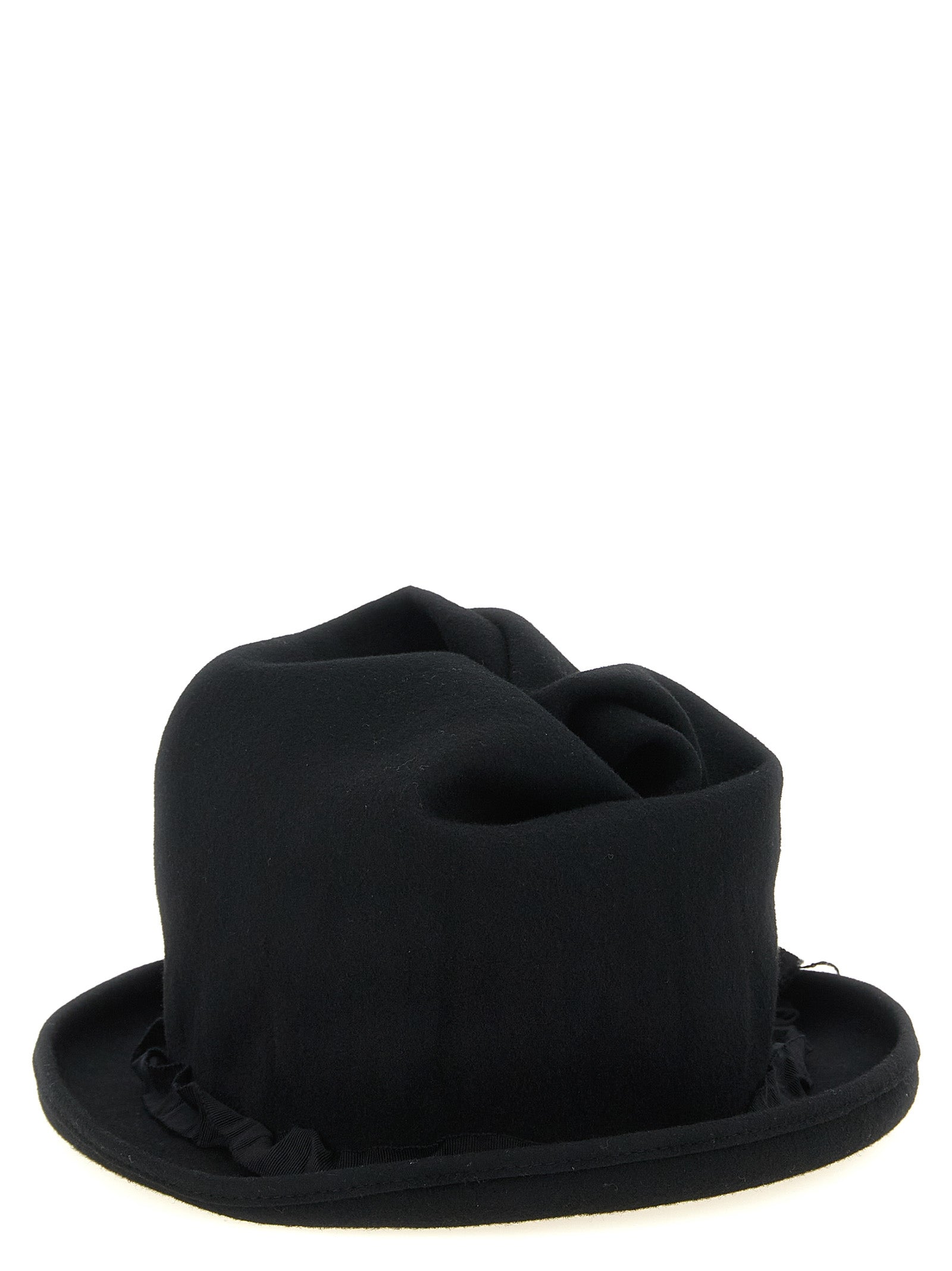 Yohji Yamamoto Men Sculptural Crown Hat YOHJI YAMAMOTO