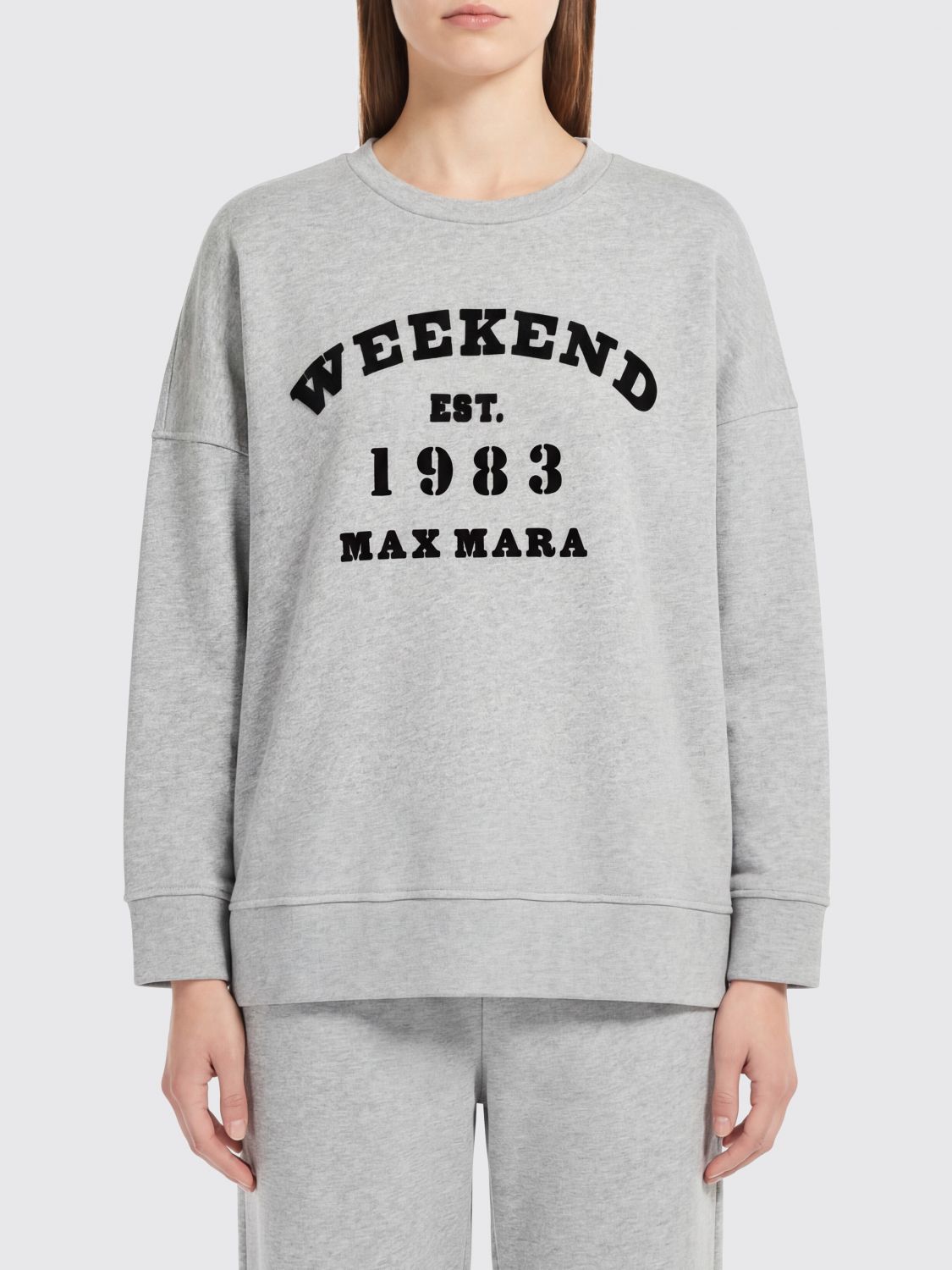 Weekend Max Mara Sweatshirt Woman Grey WEEKEND MAX MARA