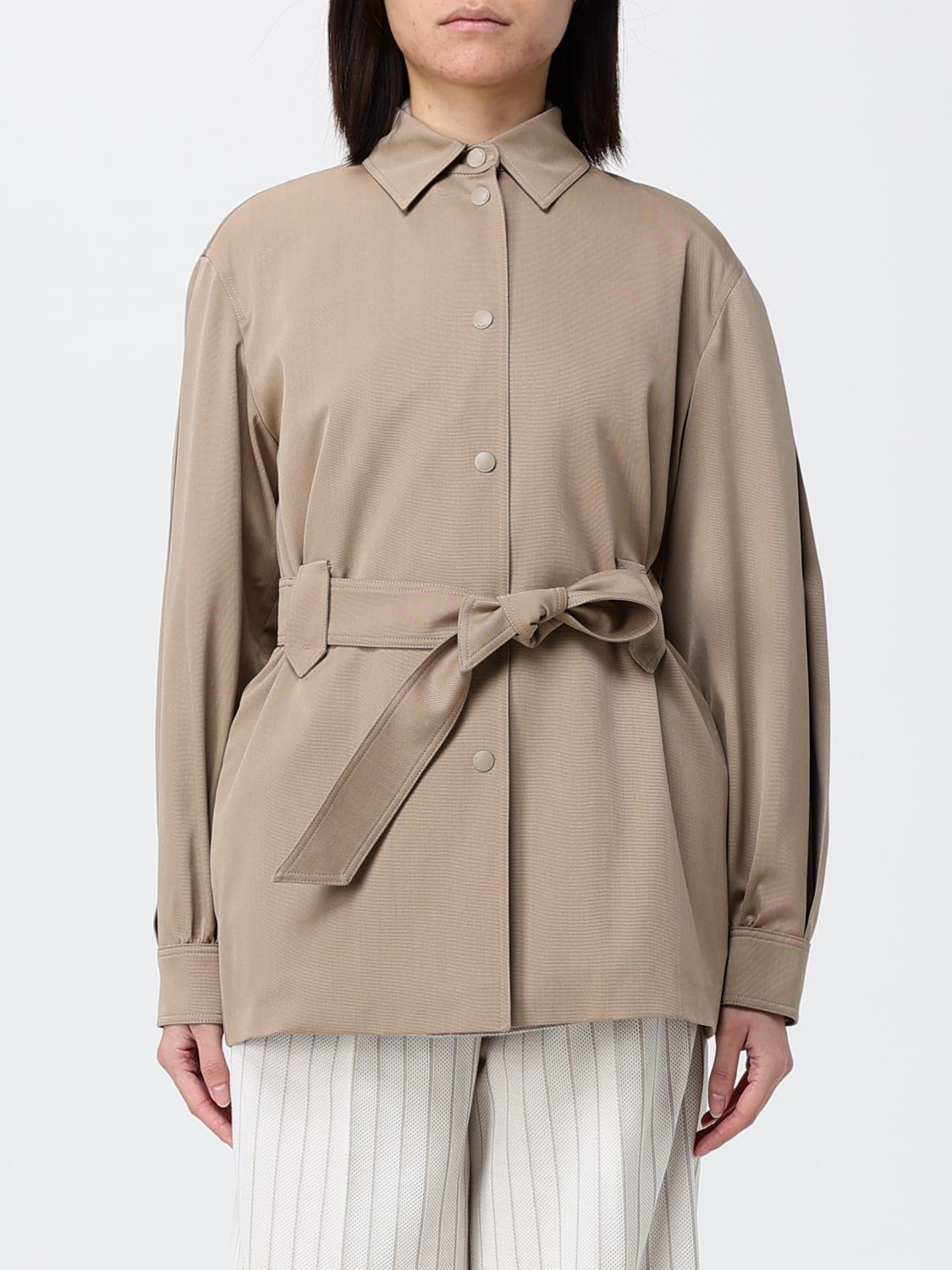 Max Mara Jacket Woman Beige MAX MARA