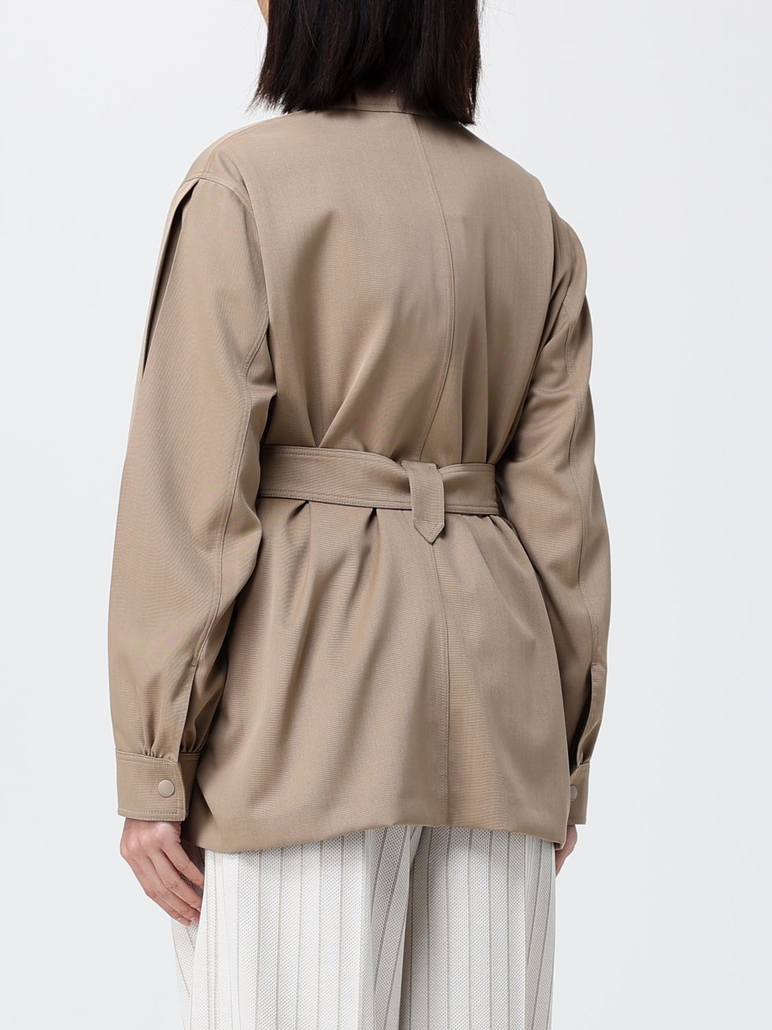 Max Mara Jacket Woman Beige MAX MARA