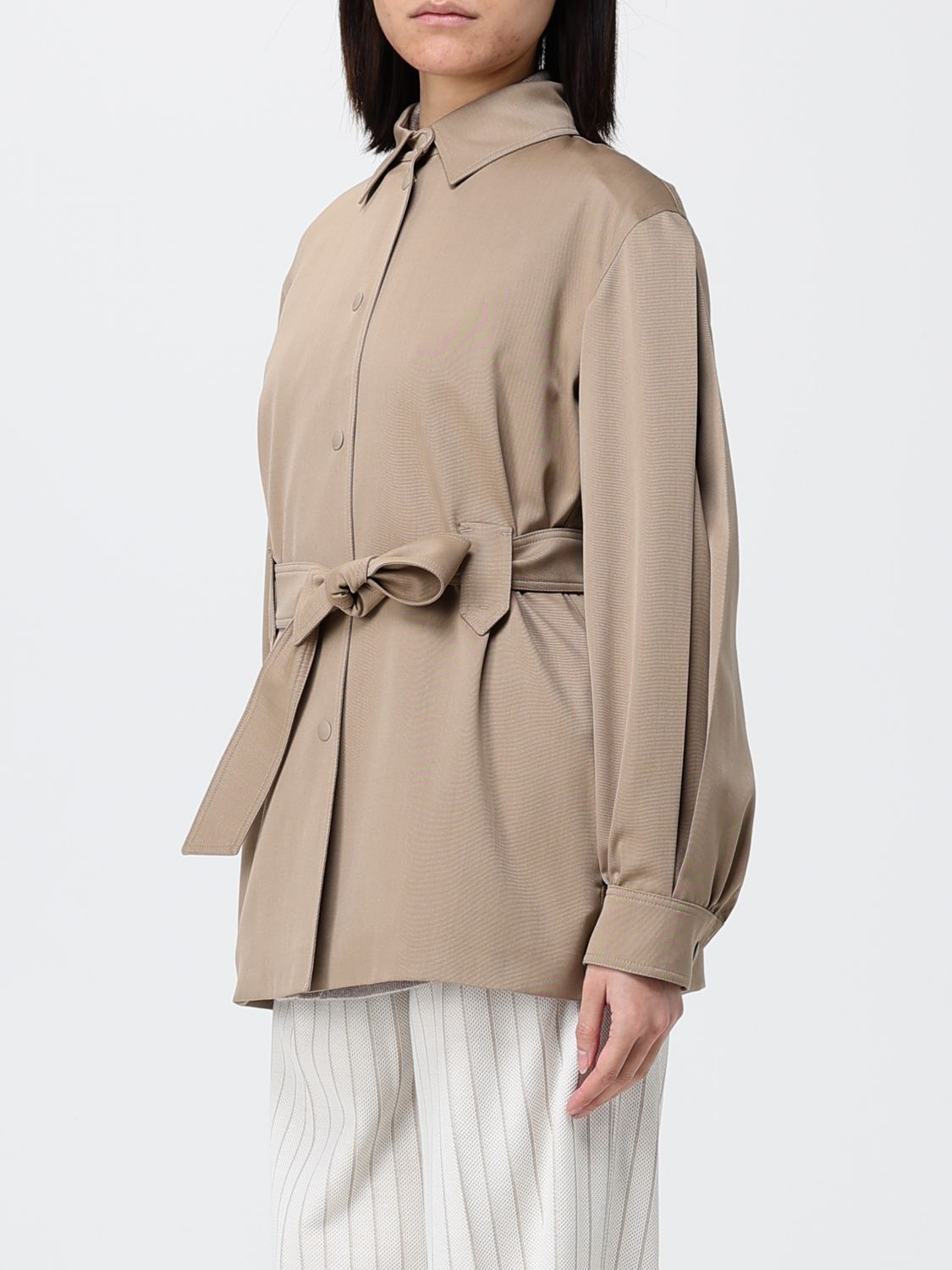 Max Mara Jacket Woman Beige MAX MARA