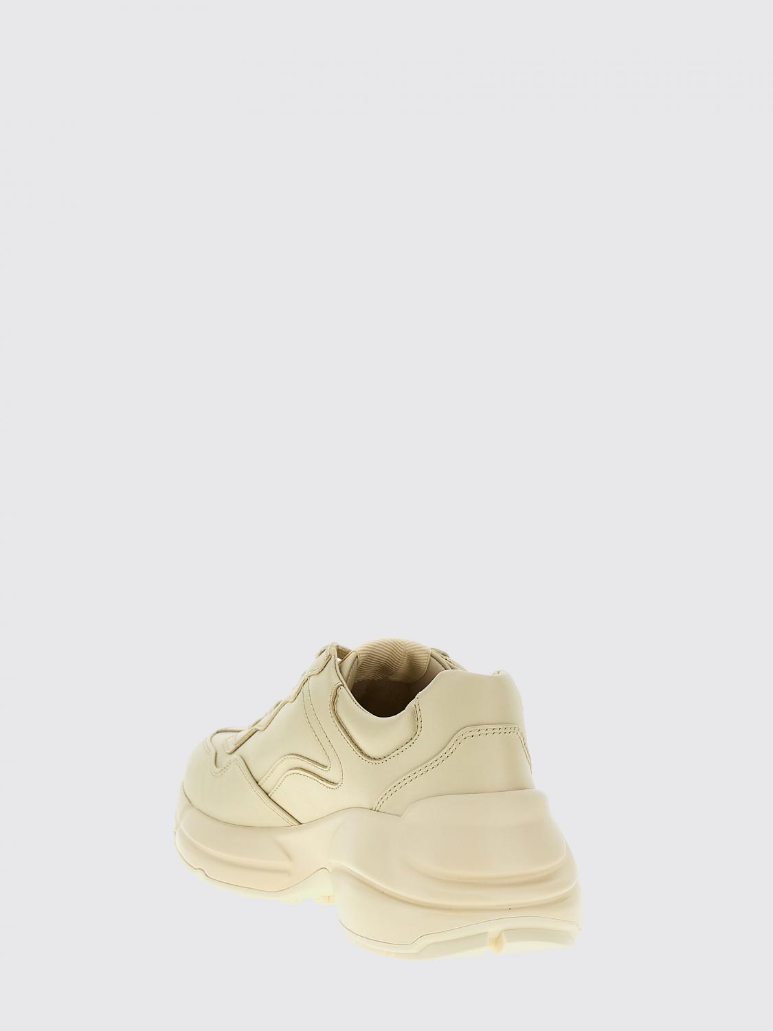 Gucci Women Rhyton Leather Sneakers With Logo Print Gucci GUCCI