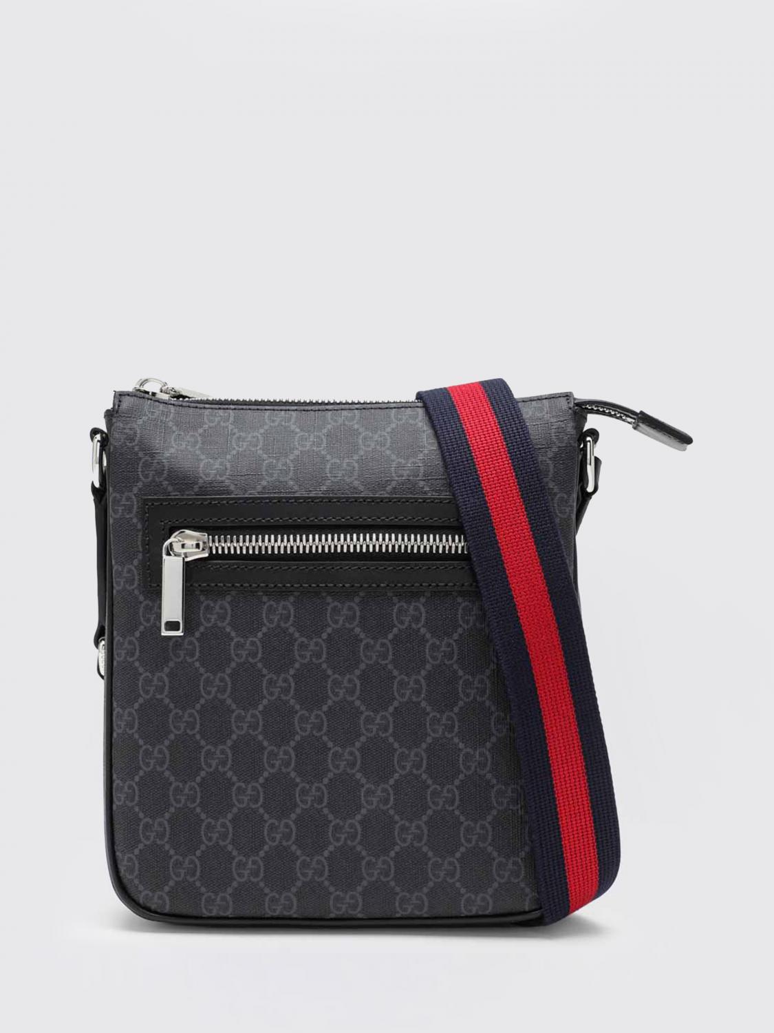 Gucci Shoulder Bag Men Black GUCCI