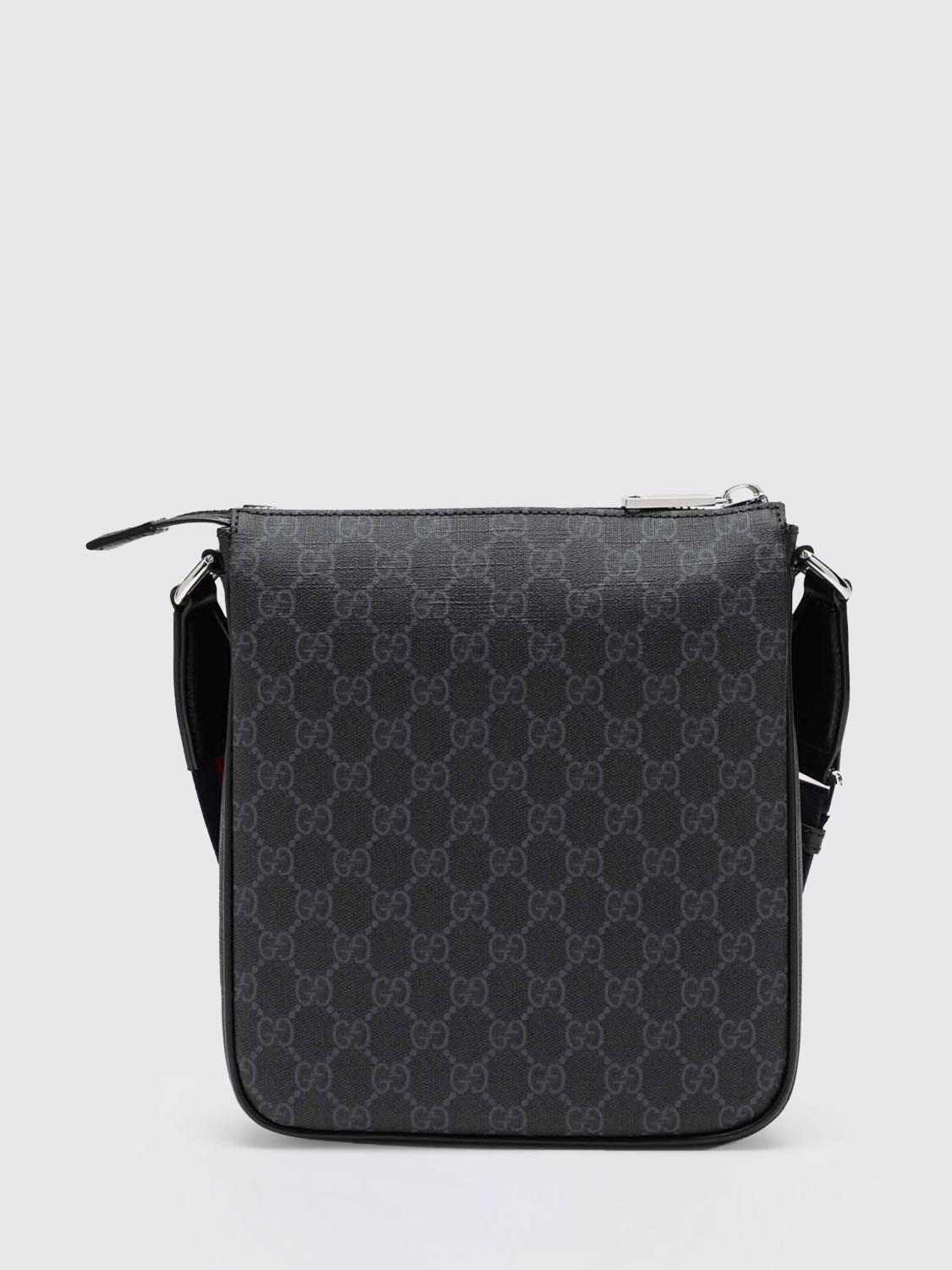 Gucci Shoulder Bag Men Black GUCCI