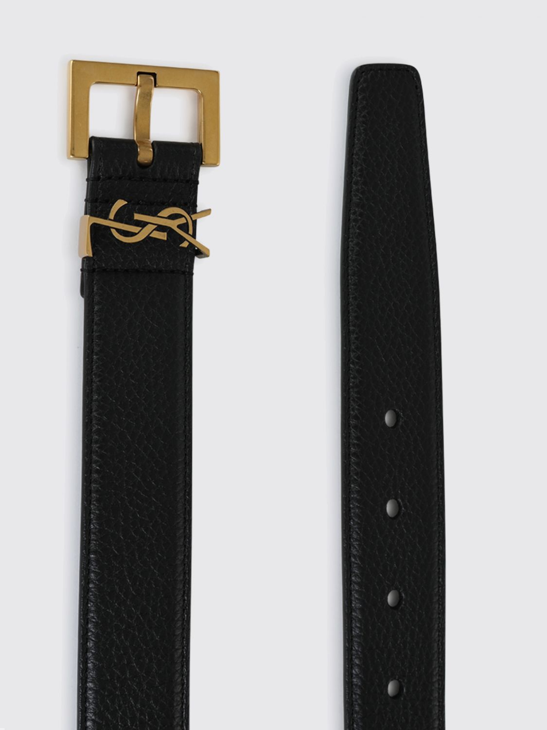 Saint Laurent Belt Men Black