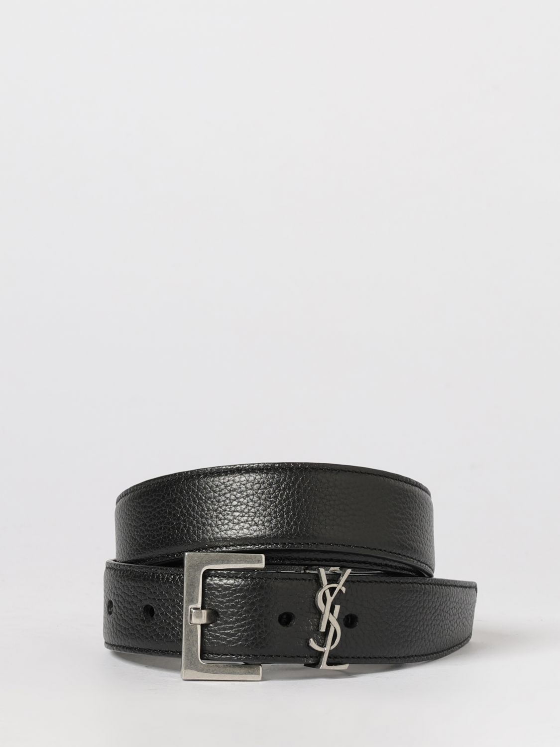 Saint Laurent Belt Men Black