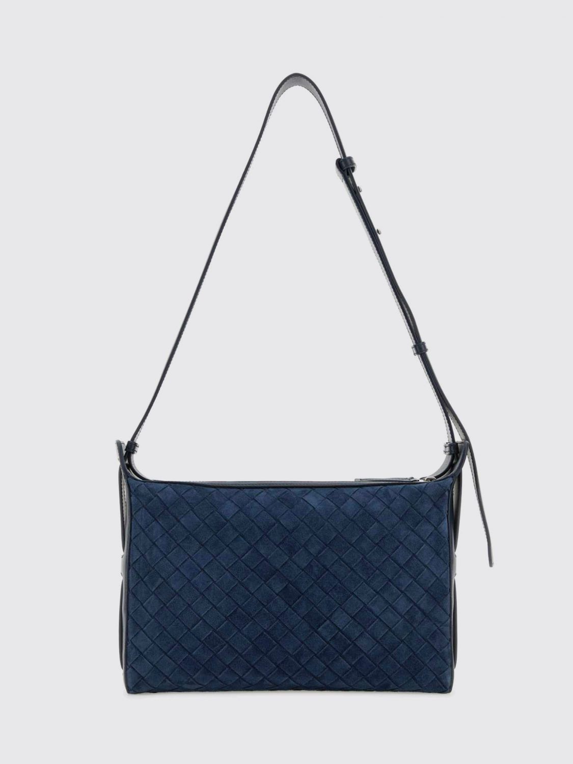 Bottega Veneta Shoulder Bag Men Silver BOTTEGA VENETA
