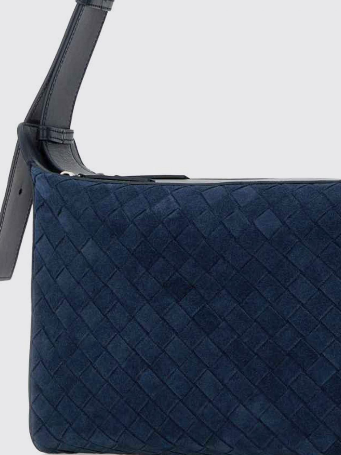 Bottega Veneta Shoulder Bag Men Silver BOTTEGA VENETA