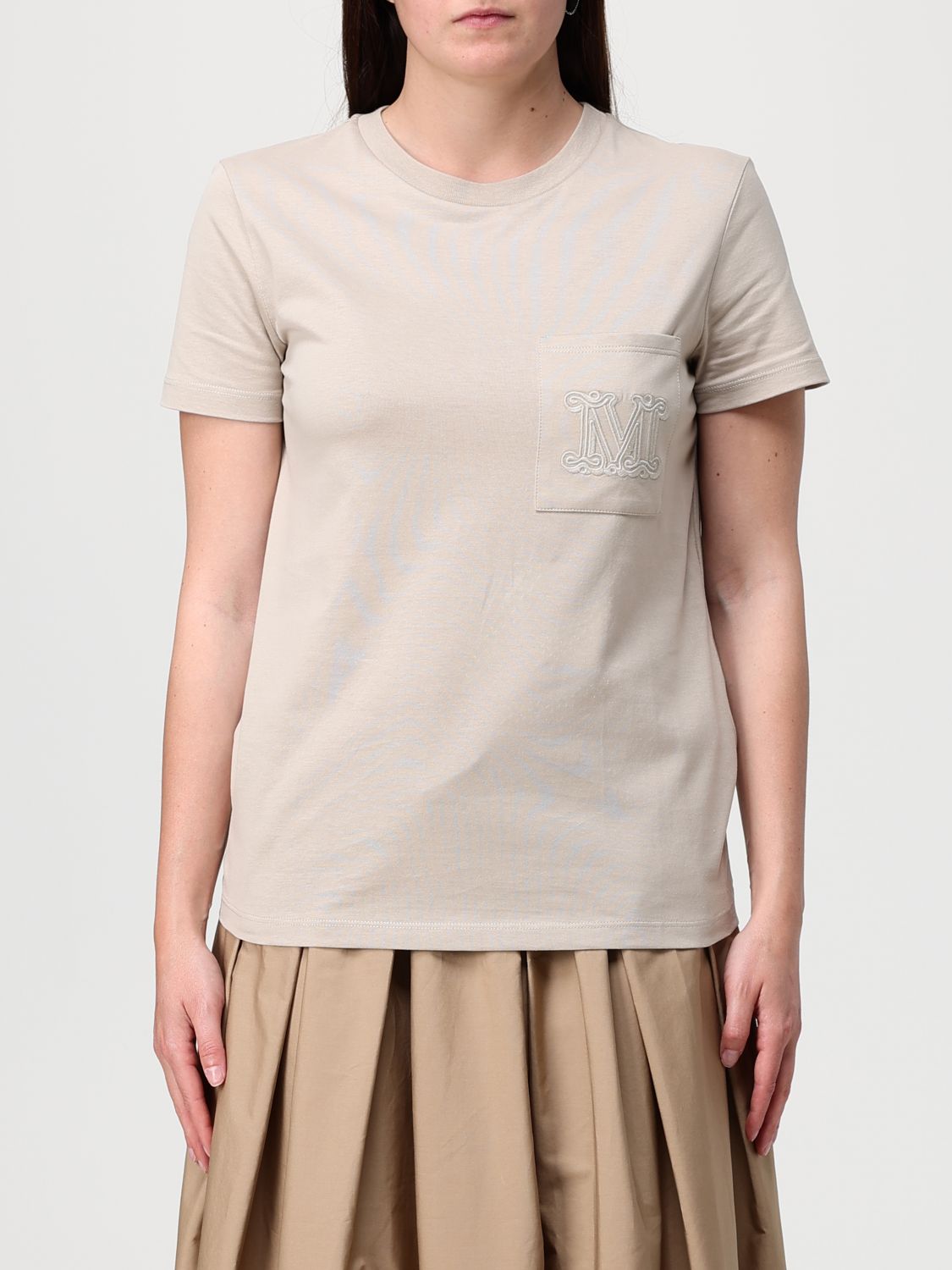 Max Mara T-Shirt Woman Grey MAX MARA