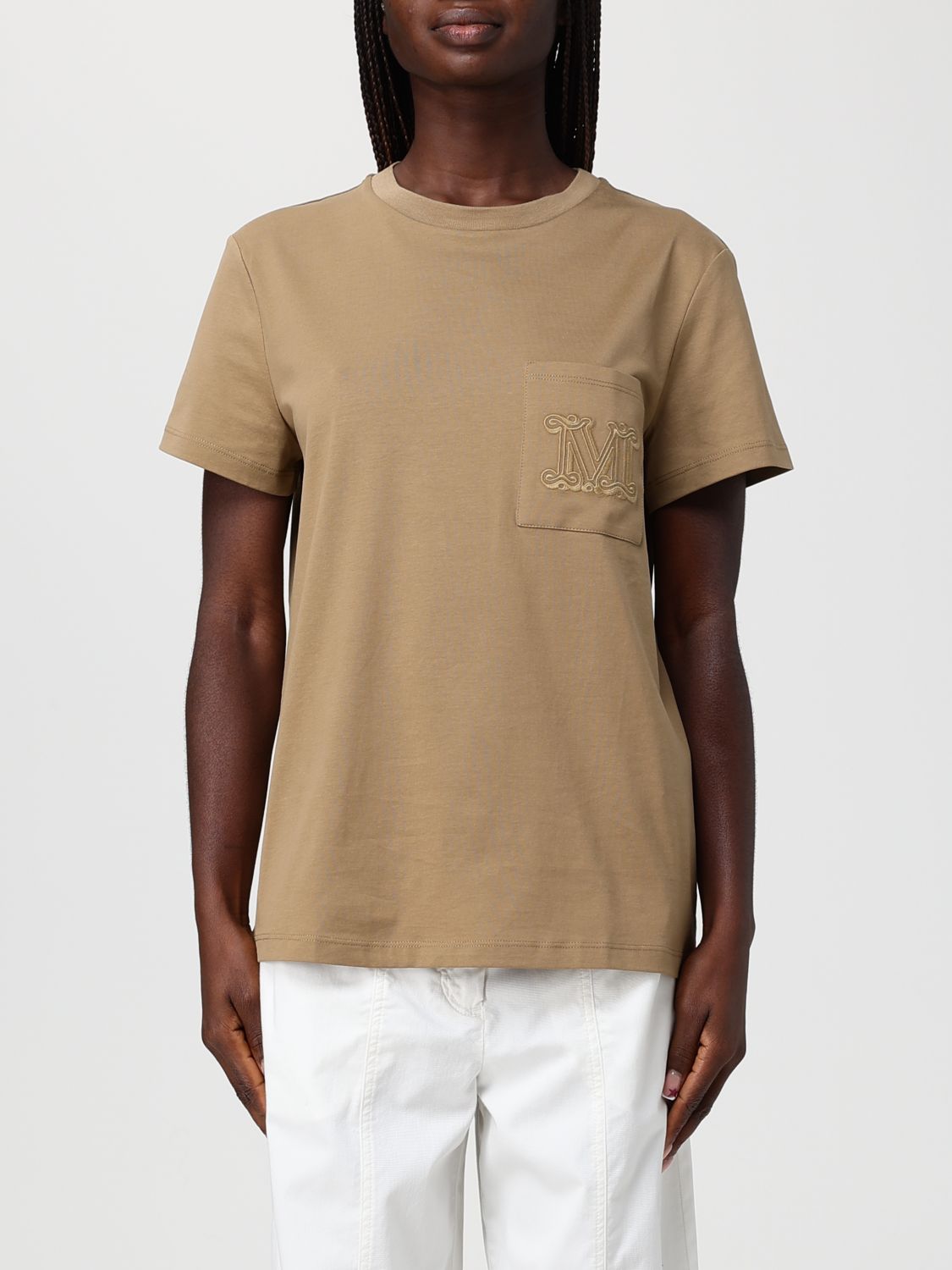 Max Mara T-Shirt Woman Beige MAX MARA