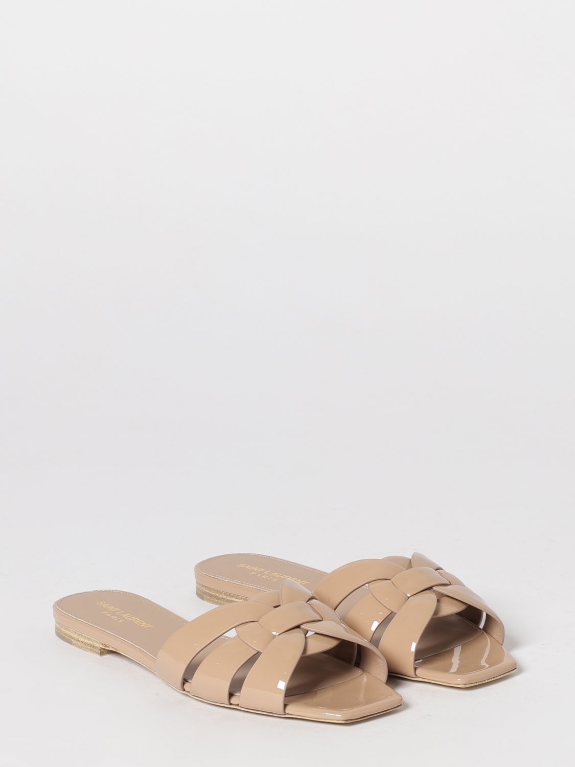 Saint Laurent Heeled Sandal Woman Nude SAINT LAURENT