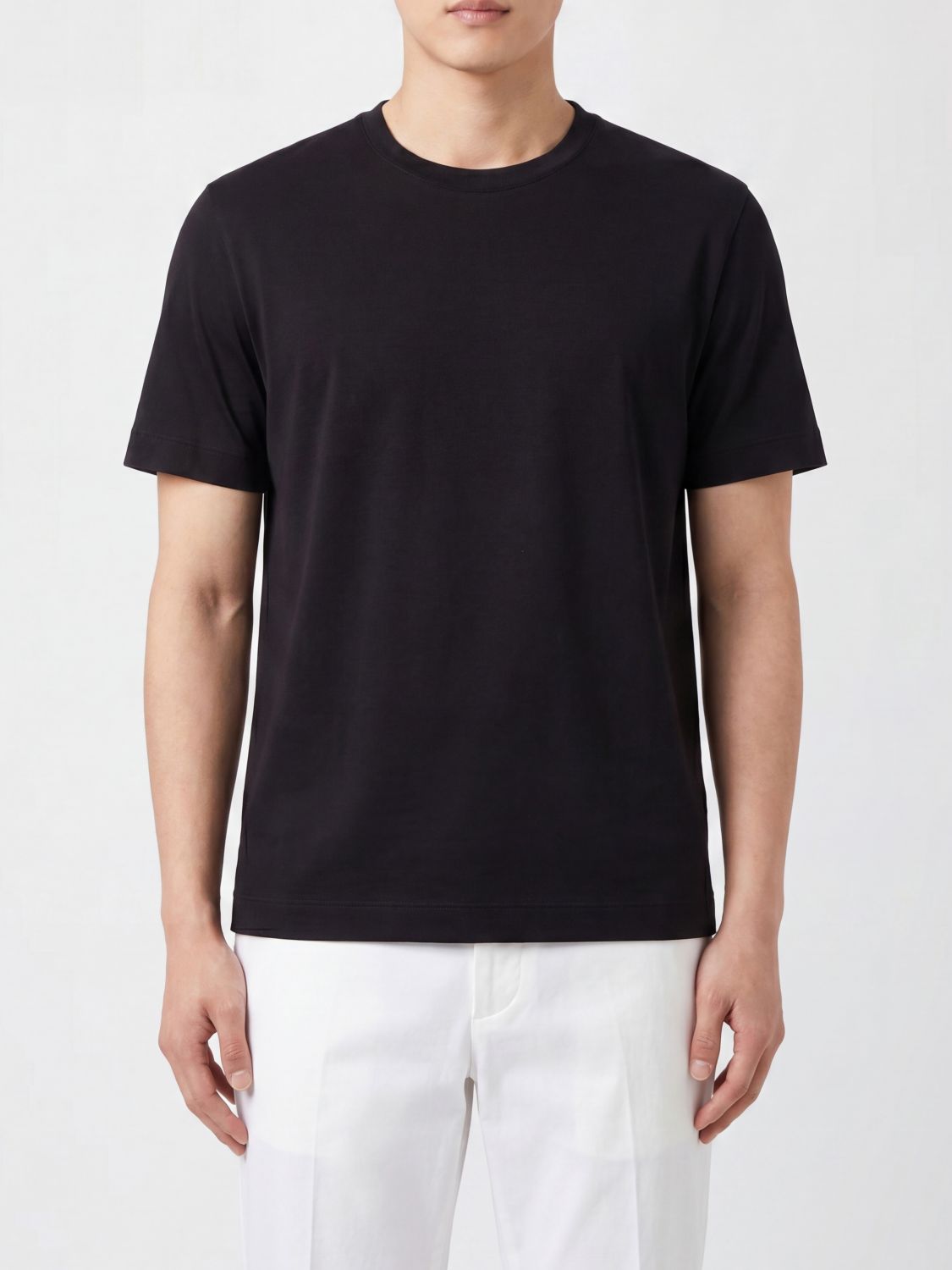 Zegna T-Shirt Men Black ZEGNA