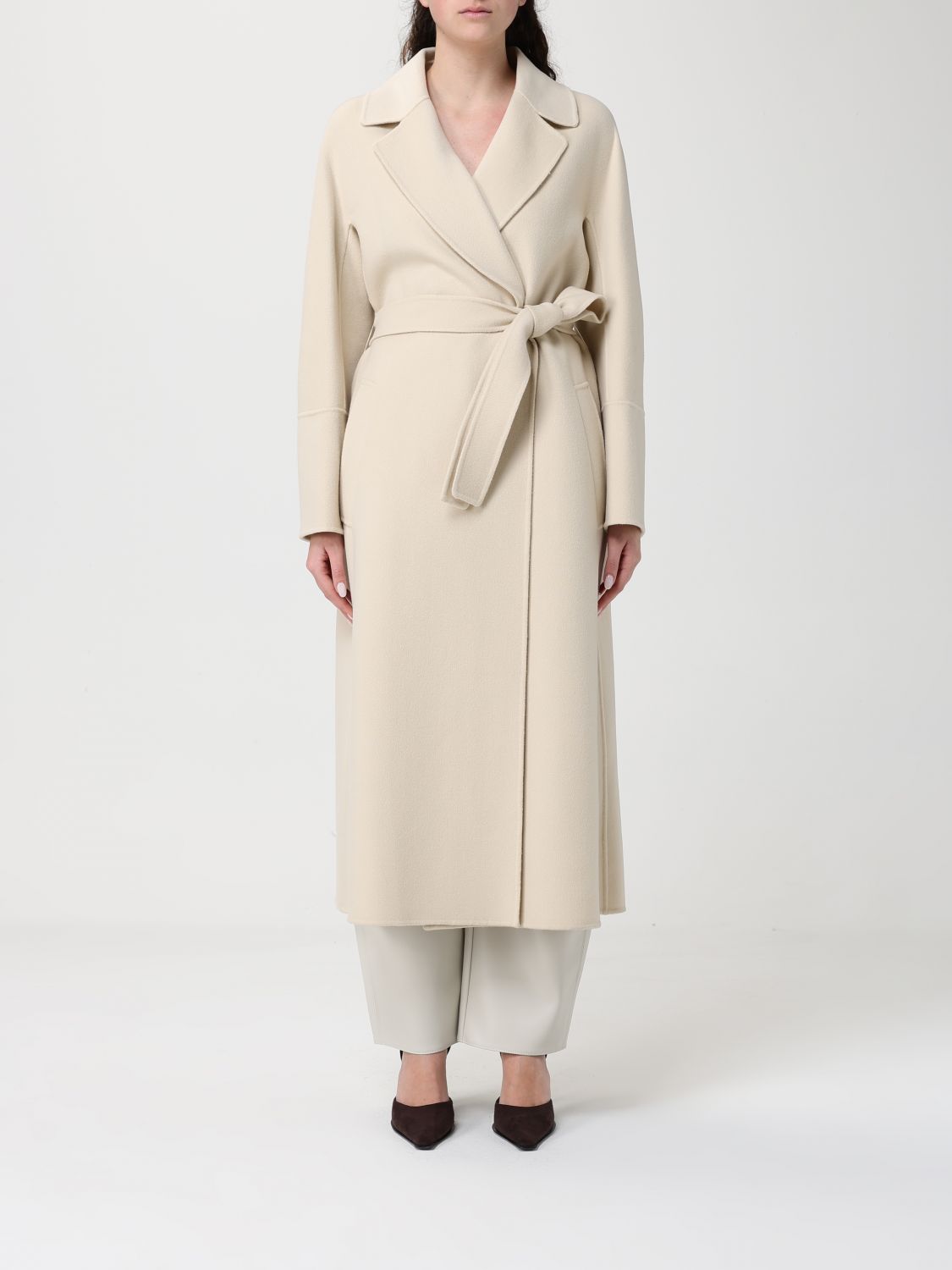 Max Mara Coat Woman Beige MAX MARA