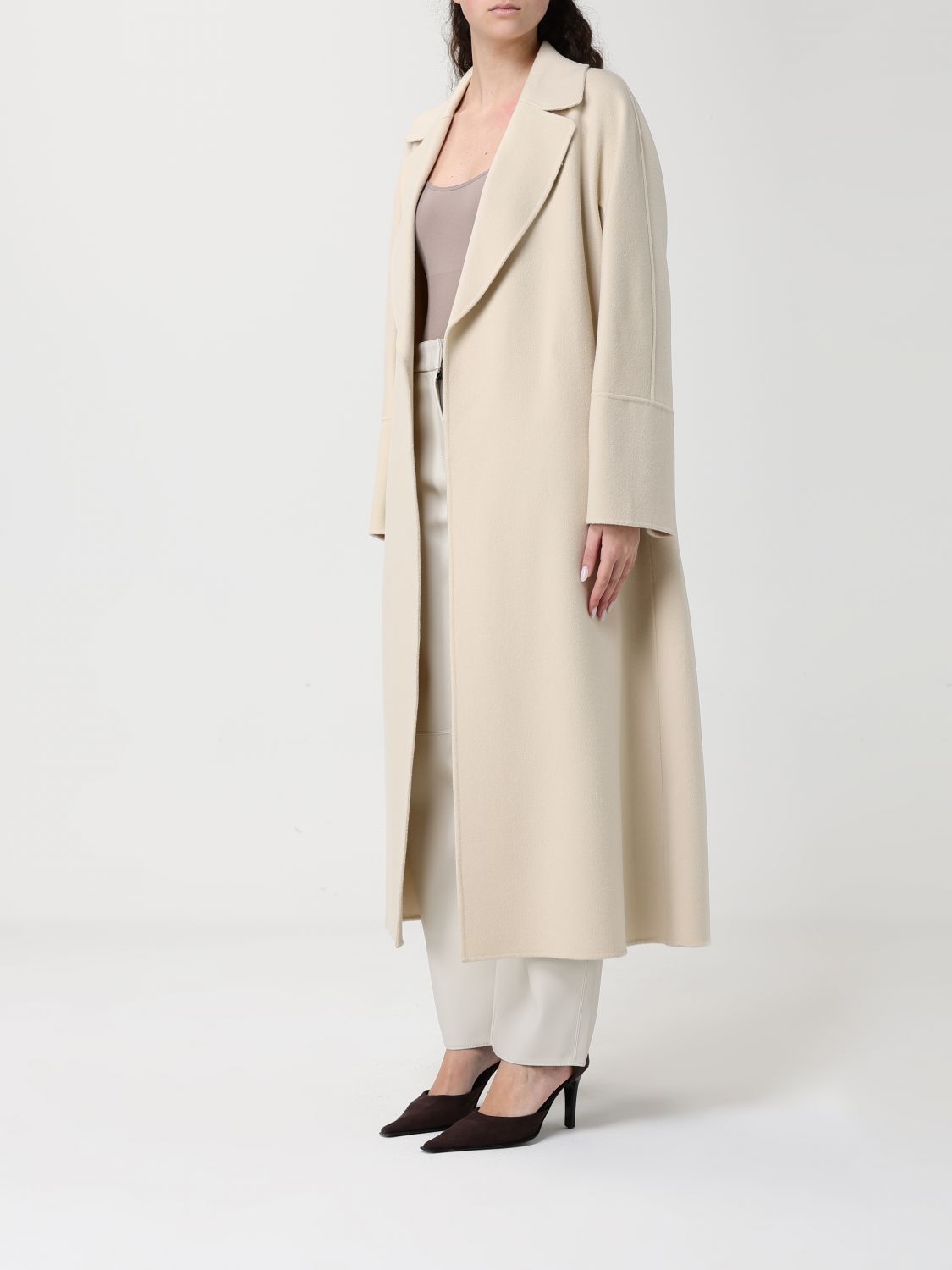Max Mara Coat Woman Beige MAX MARA