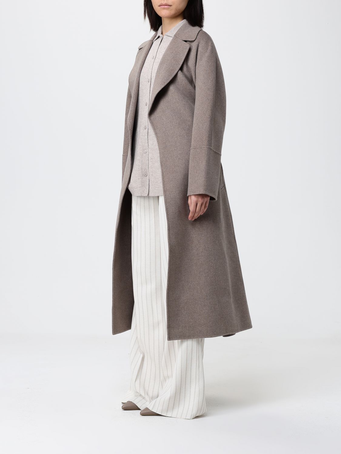 Max Mara Coat Woman Brown MAX MARA