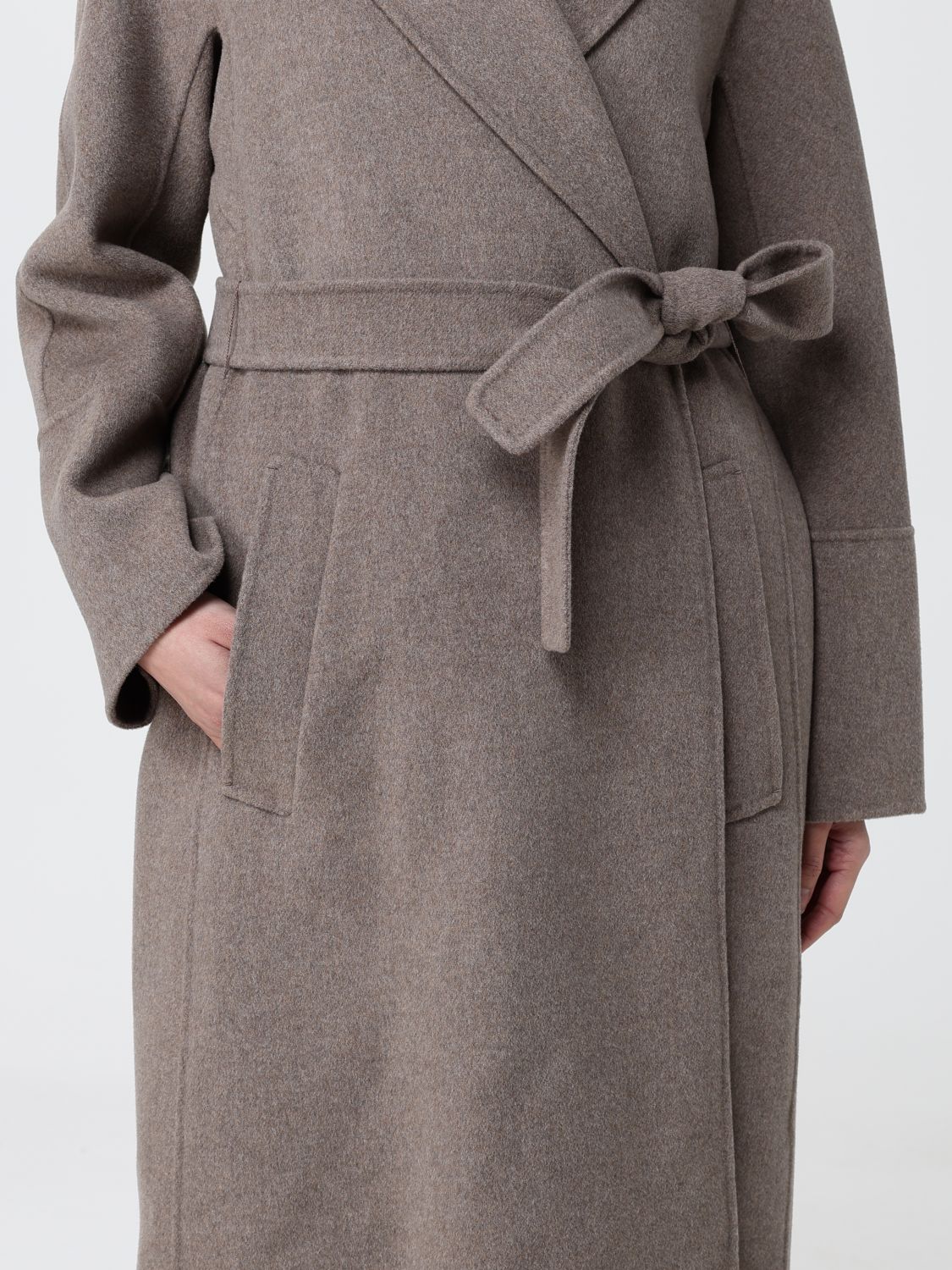 Max Mara Coat Woman Brown MAX MARA